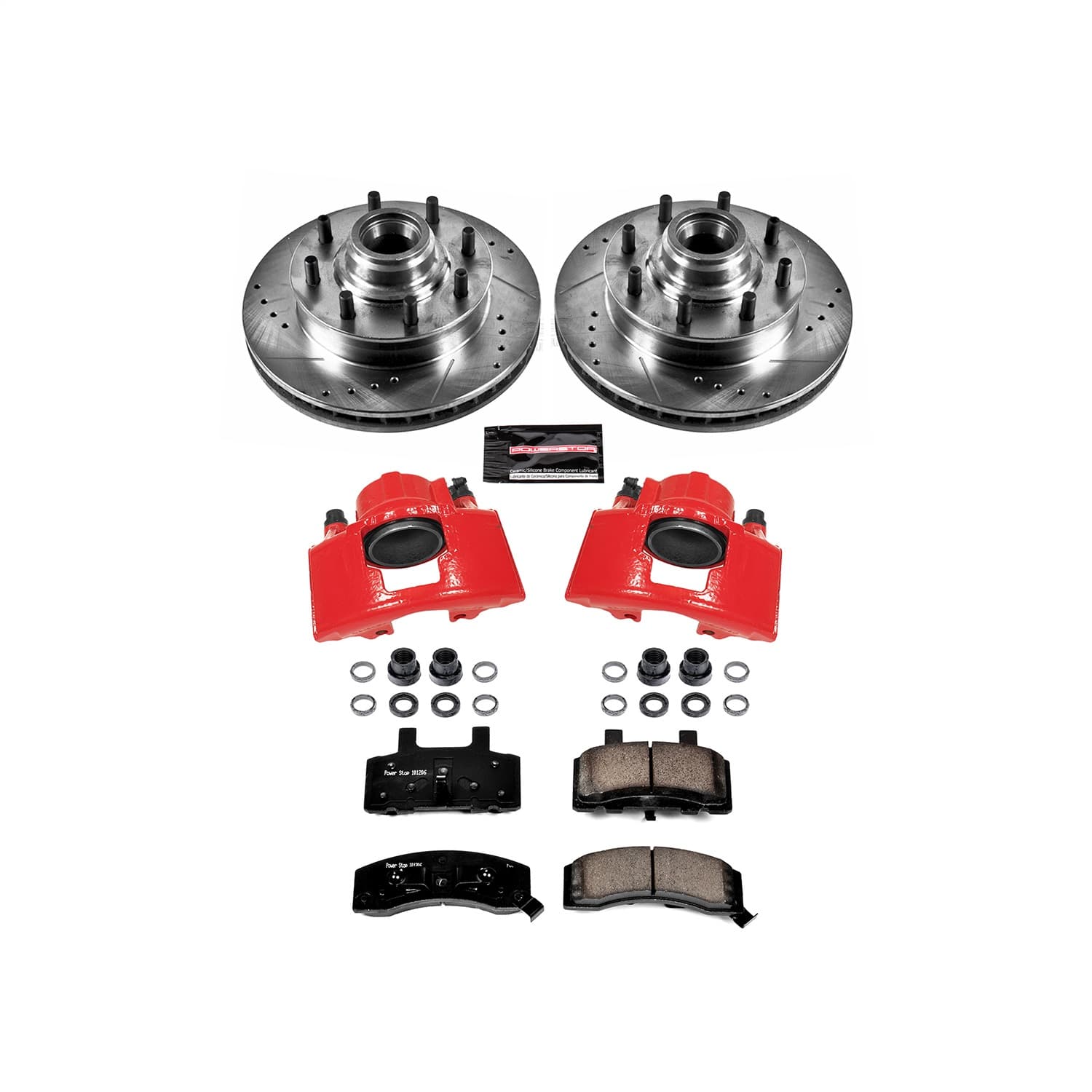 Power Stop - KC2947 - Front - Disc Brake Pad/Caliper and Rotor Kit image 1