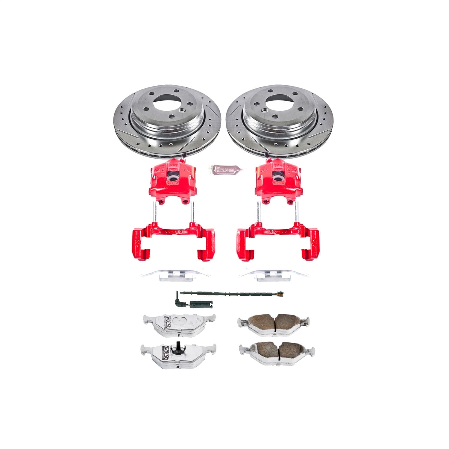 Power Stop - KC2970-26 - Rear - Disc Brake Pad/Caliper and Rotor Kit image 1