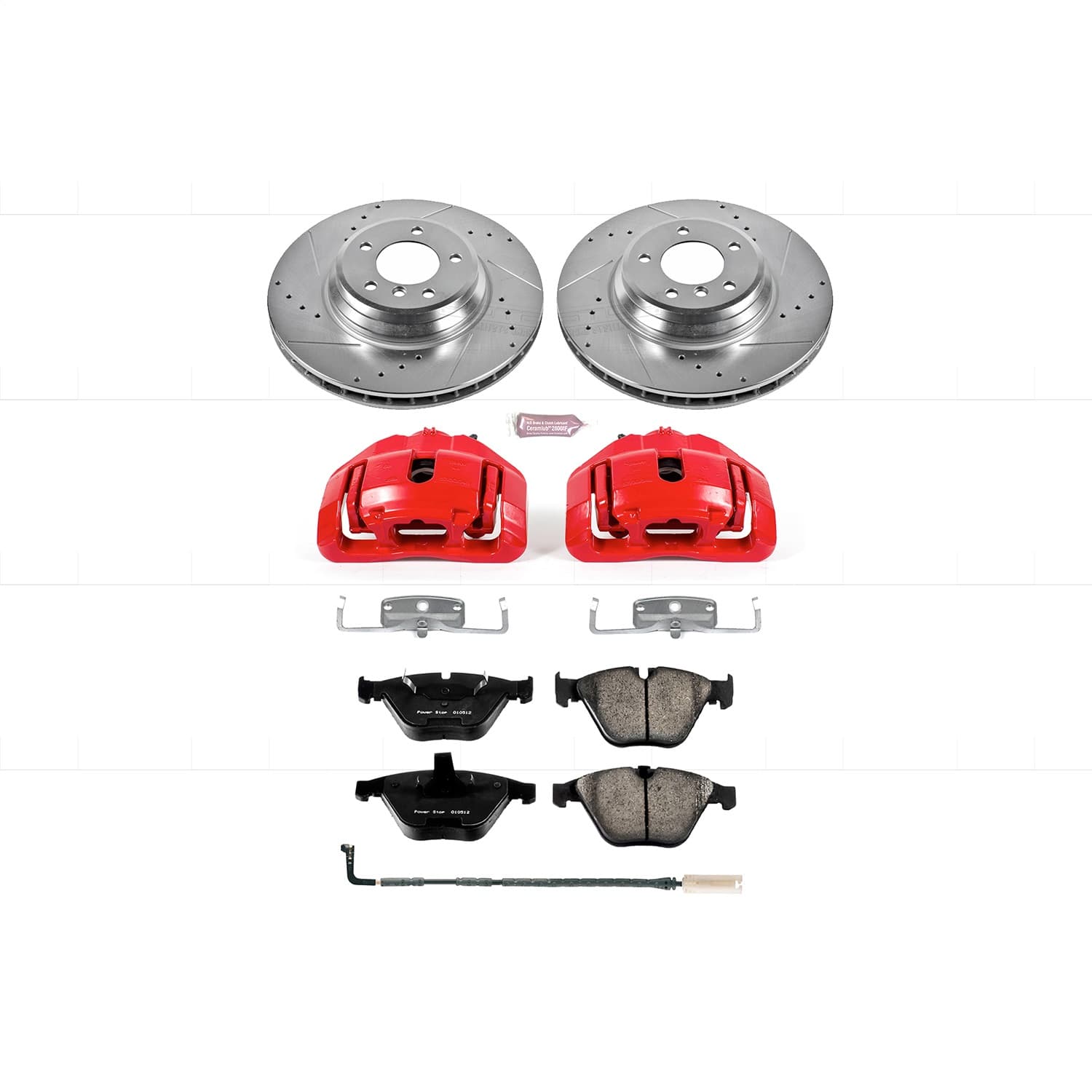 Power Stop - KC3015 - Front - Disc Brake Pad/Caliper and Rotor Kit image 1
