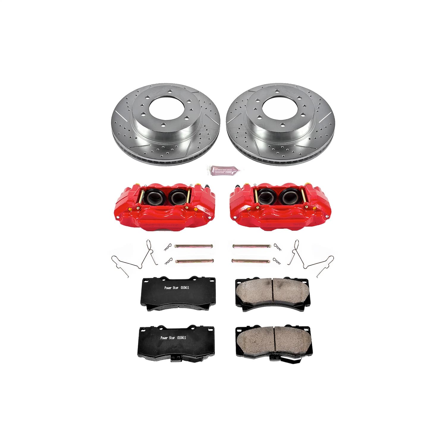 Power Stop - KC3035 - Front - Disc Brake Pad/Caliper and Rotor Kit image 1