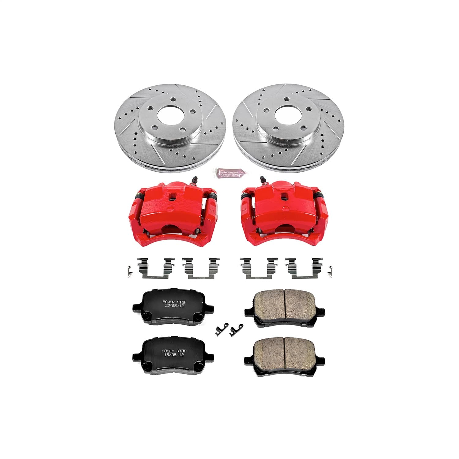 Power Stop - KC3116 - Front - Disc Brake Pad/Caliper and Rotor Kit image 1