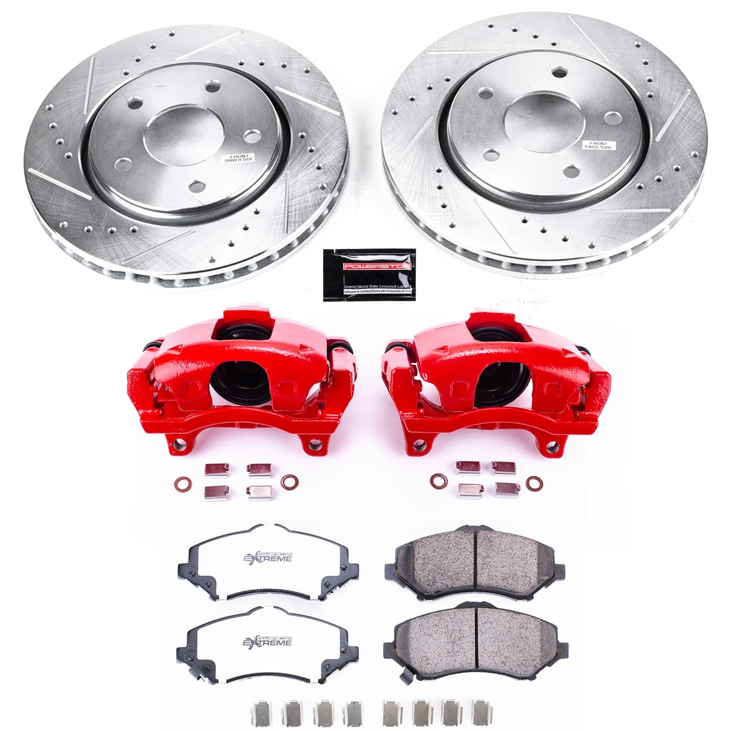 Power Stop - KC3118A-36 - Front - Disc Brake Pad/Caliper and Rotor Kit image 1