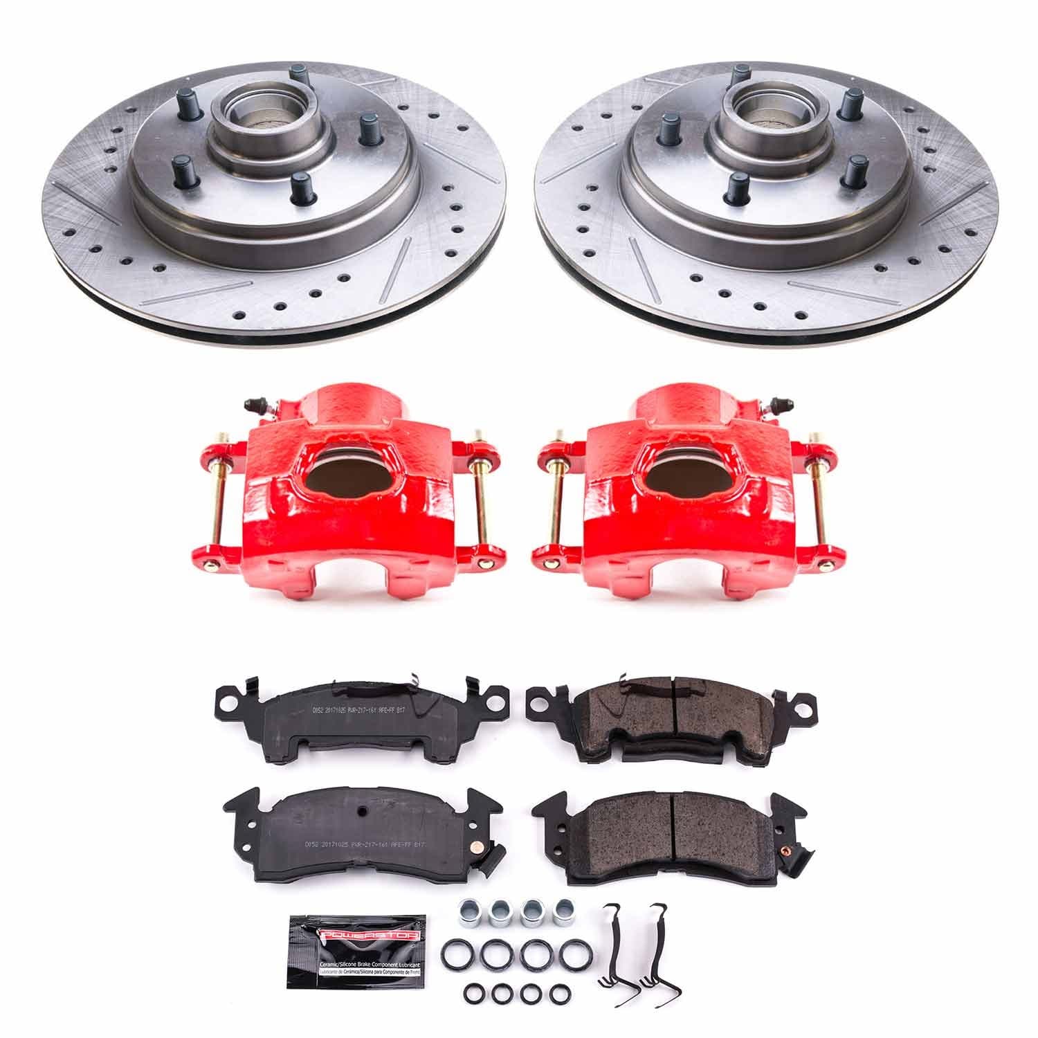 Power Stop - KC4535 - Front - Disc Brake Pad/Caliper and Rotor Kit image 1