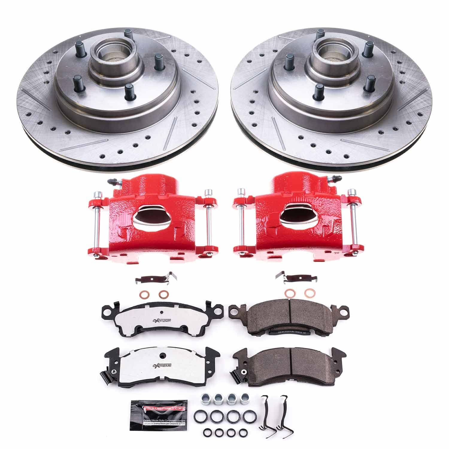 Power Stop - KC4535A-26 - Front - Disc Brake Pad/Caliper and Rotor Kit image 1