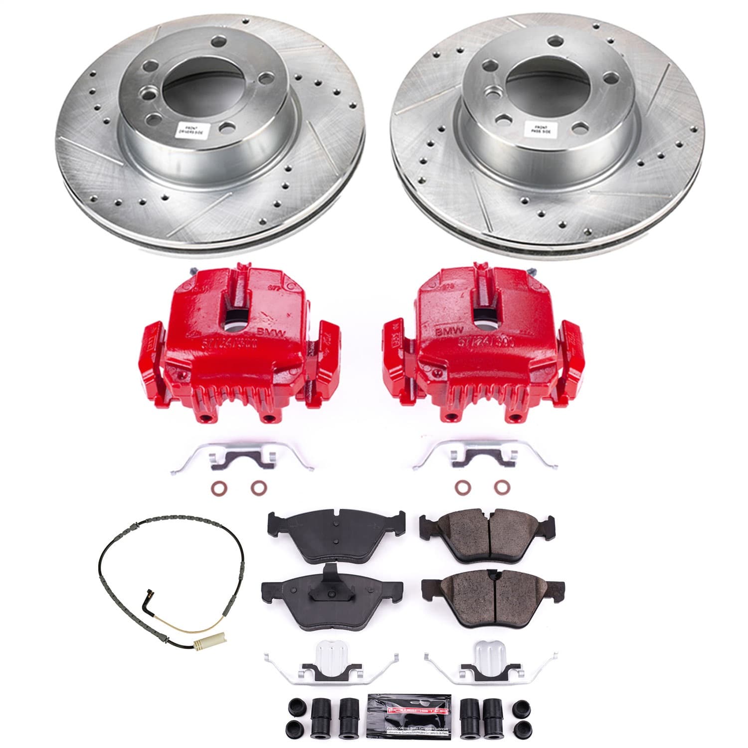 Power Stop - KC4589 - Front - Disc Brake Pad/Caliper and Rotor Kit image 1