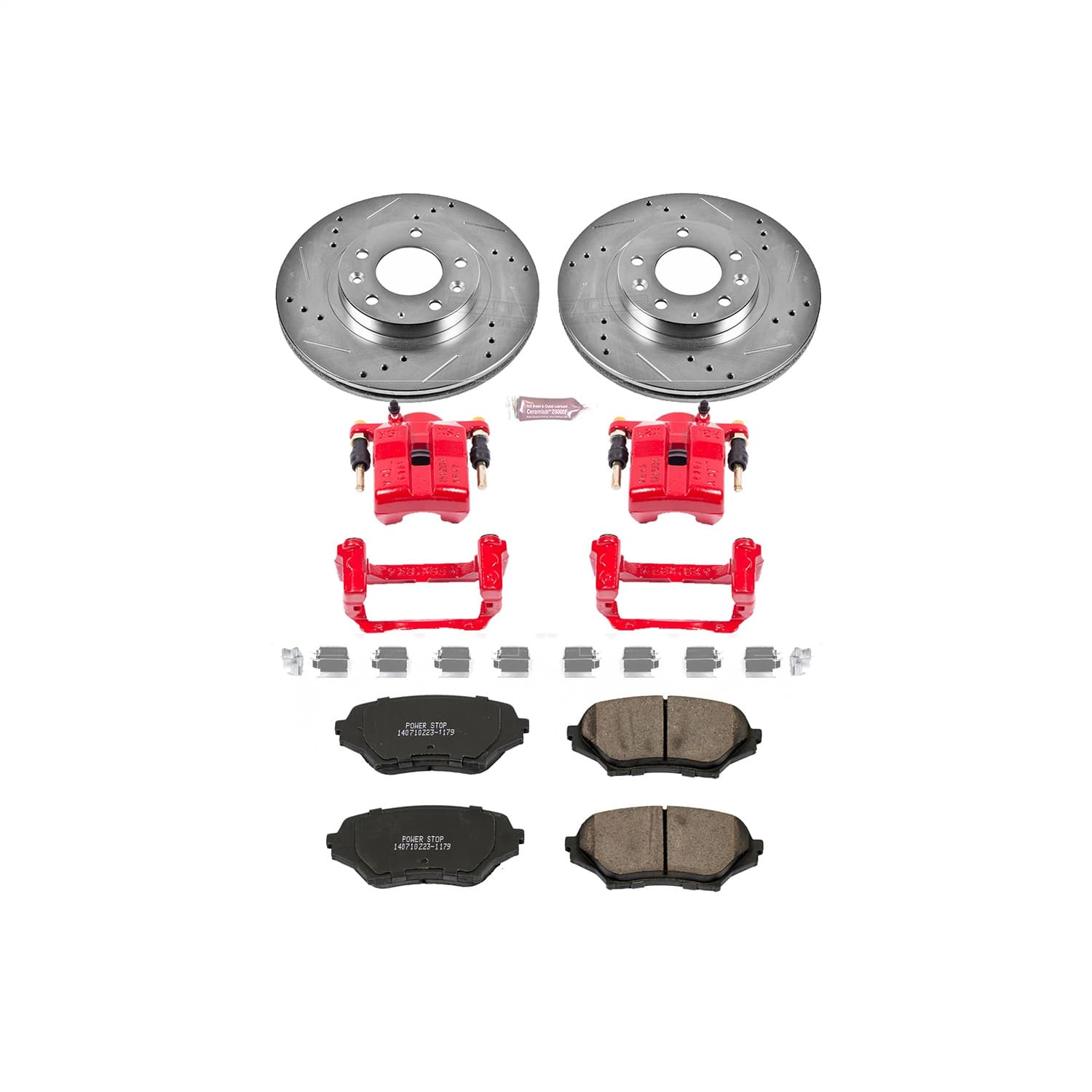 Power Stop - KC4659 - Front - Disc Brake Pad/Caliper and Rotor Kit image 1