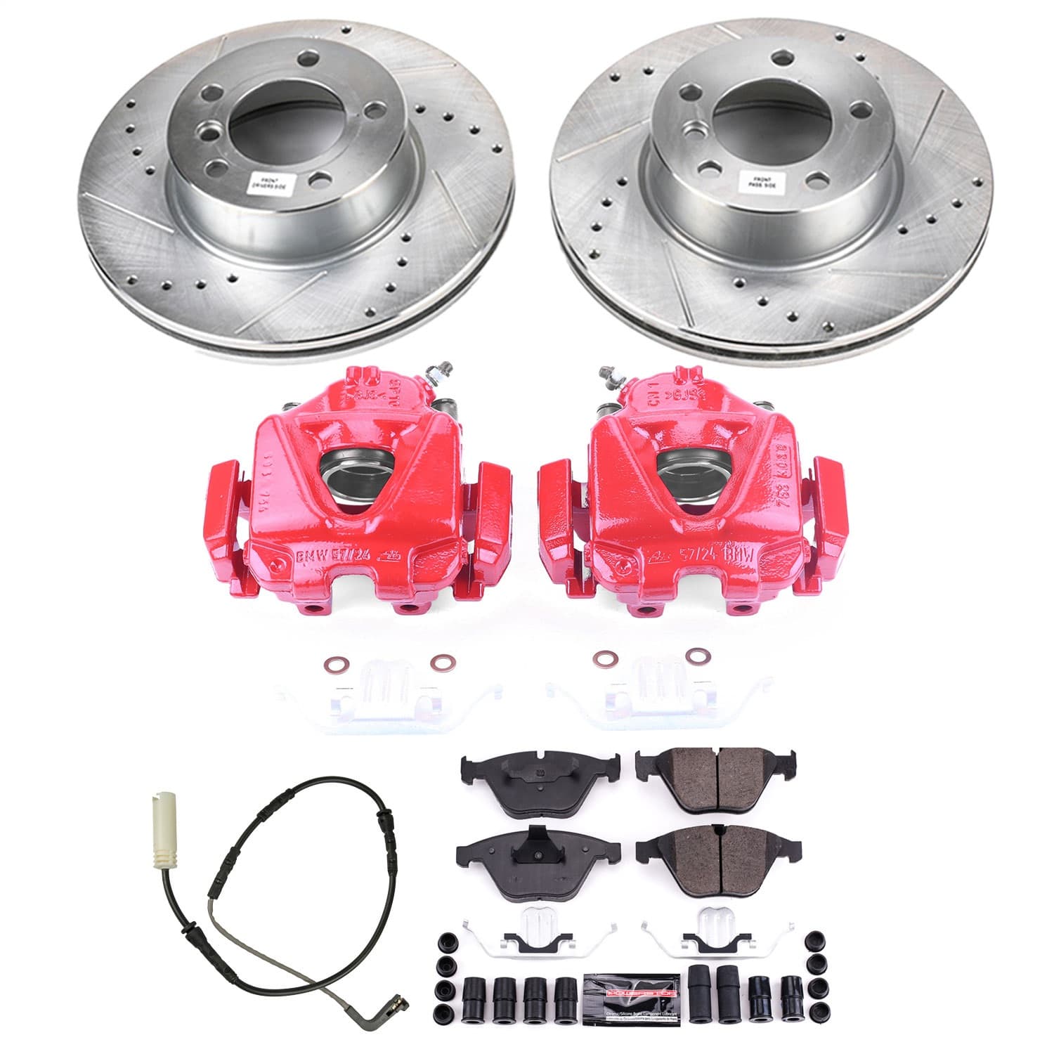Power Stop - KC4677 - Front - Disc Brake Pad/Caliper and Rotor Kit image 1