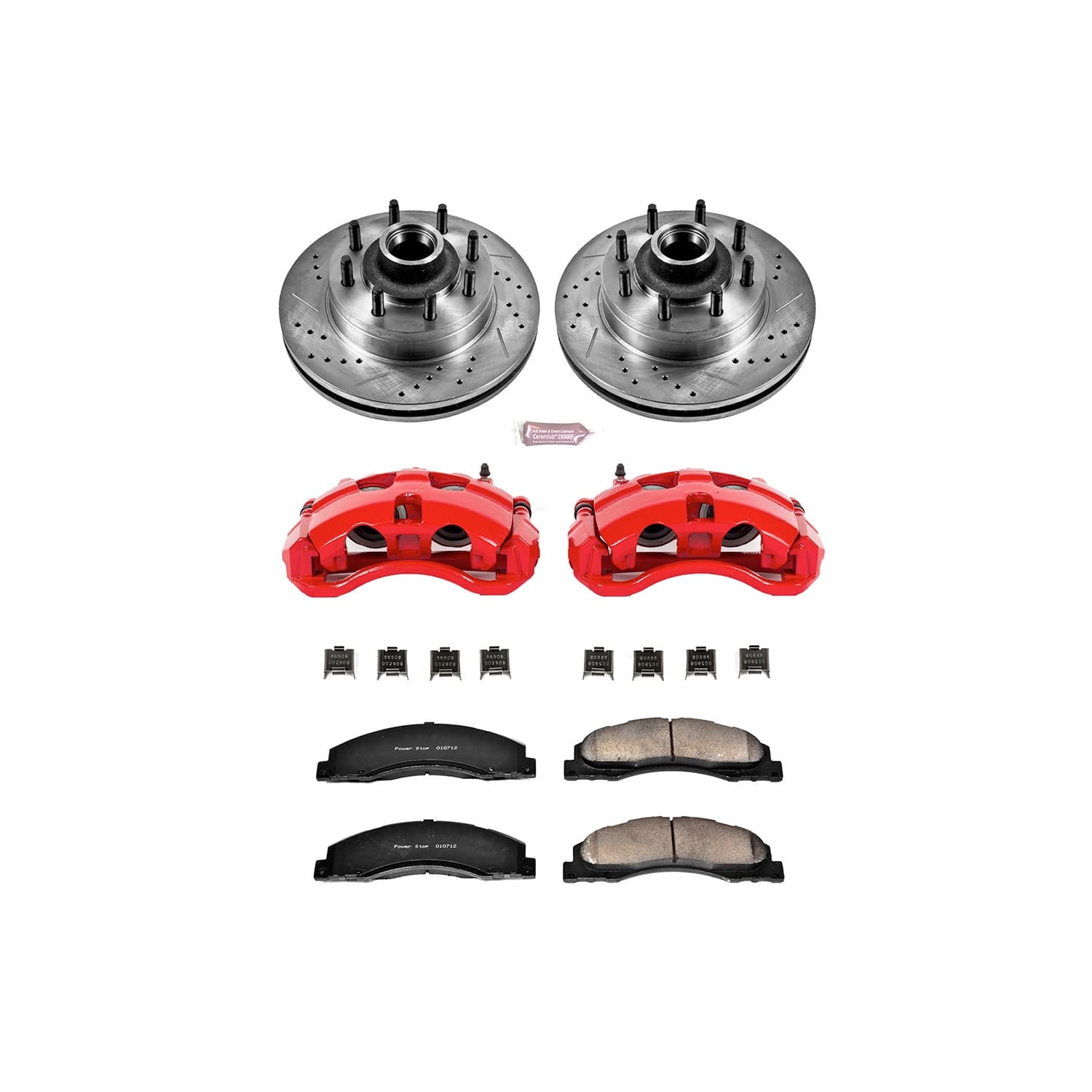 Power Stop - KC4716 - Front - Disc Brake Pad/Caliper and Rotor Kit image 1