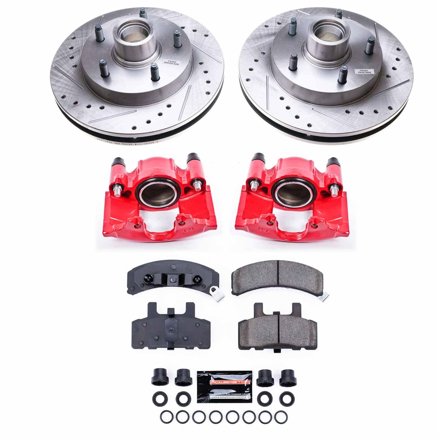 Power Stop - KC4875 - Front - Disc Brake Pad/Caliper and Rotor Kit image 1