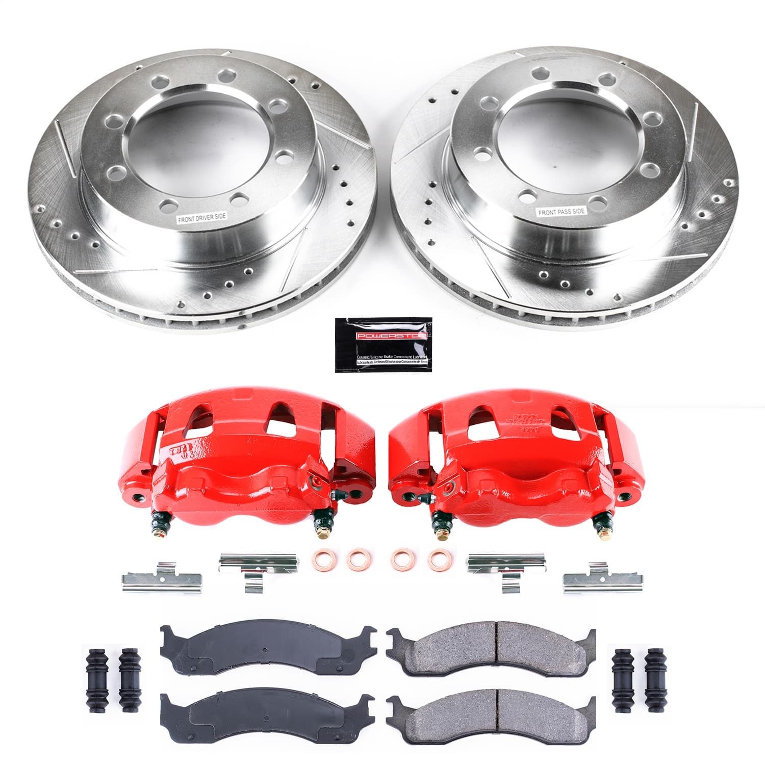 Power Stop - KC5089 - Front - Disc Brake Pad/Caliper and Rotor Kit image 1