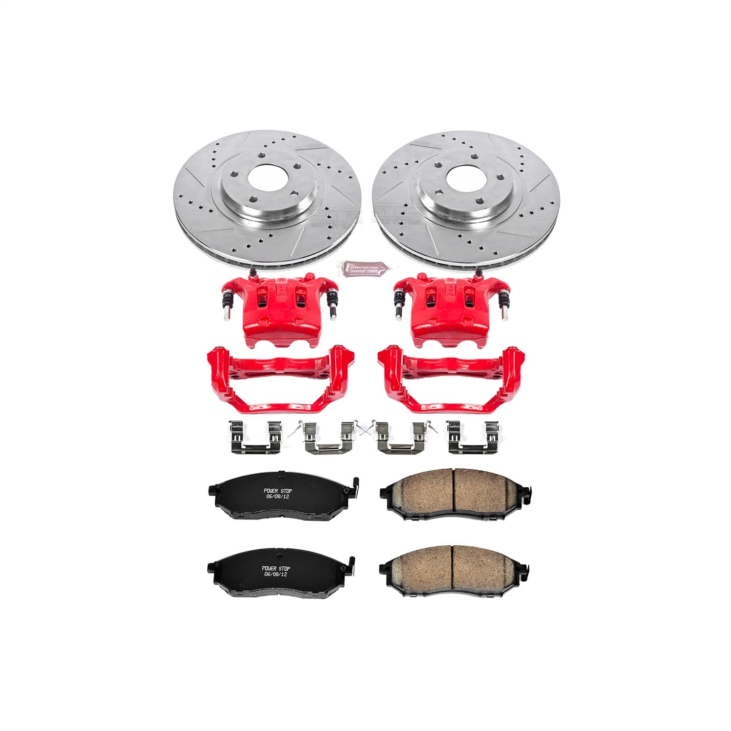 Power Stop - KC5263 - Front - Disc Brake Pad/Caliper and Rotor Kit image 1