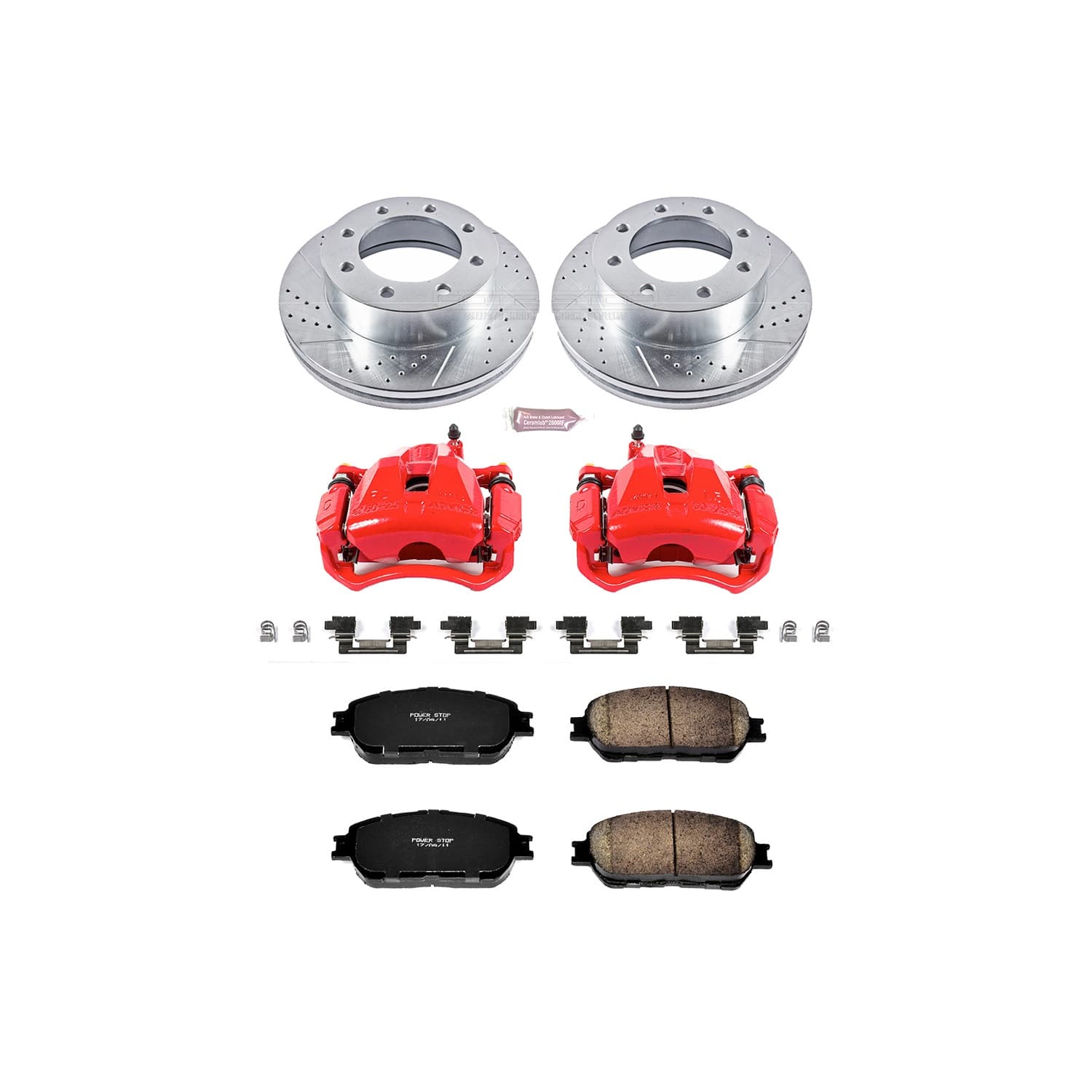 Power Stop - KC5431 - Front - Disc Brake Pad/Caliper and Rotor Kit image 1