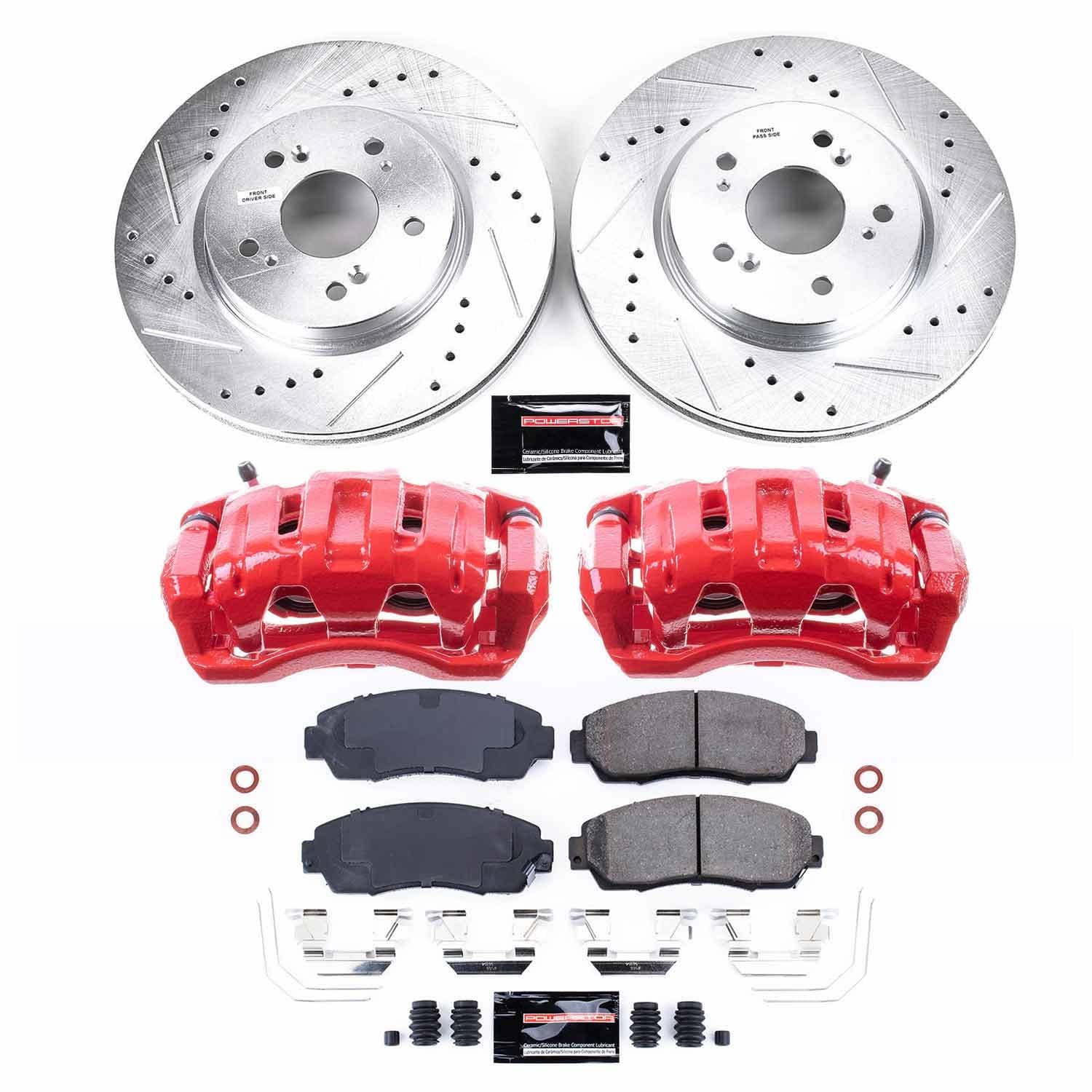 Power Stop - KC5432 - Front - Disc Brake Pad and Rotor Kit image 1
