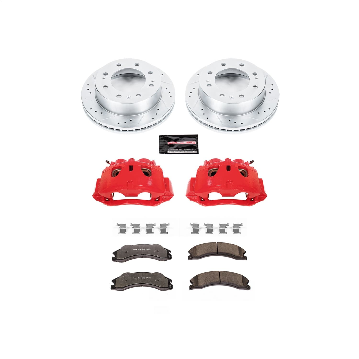 Power Stop - KC5559-36 - Front - Disc Brake Pad/Caliper and Rotor Kit image 1