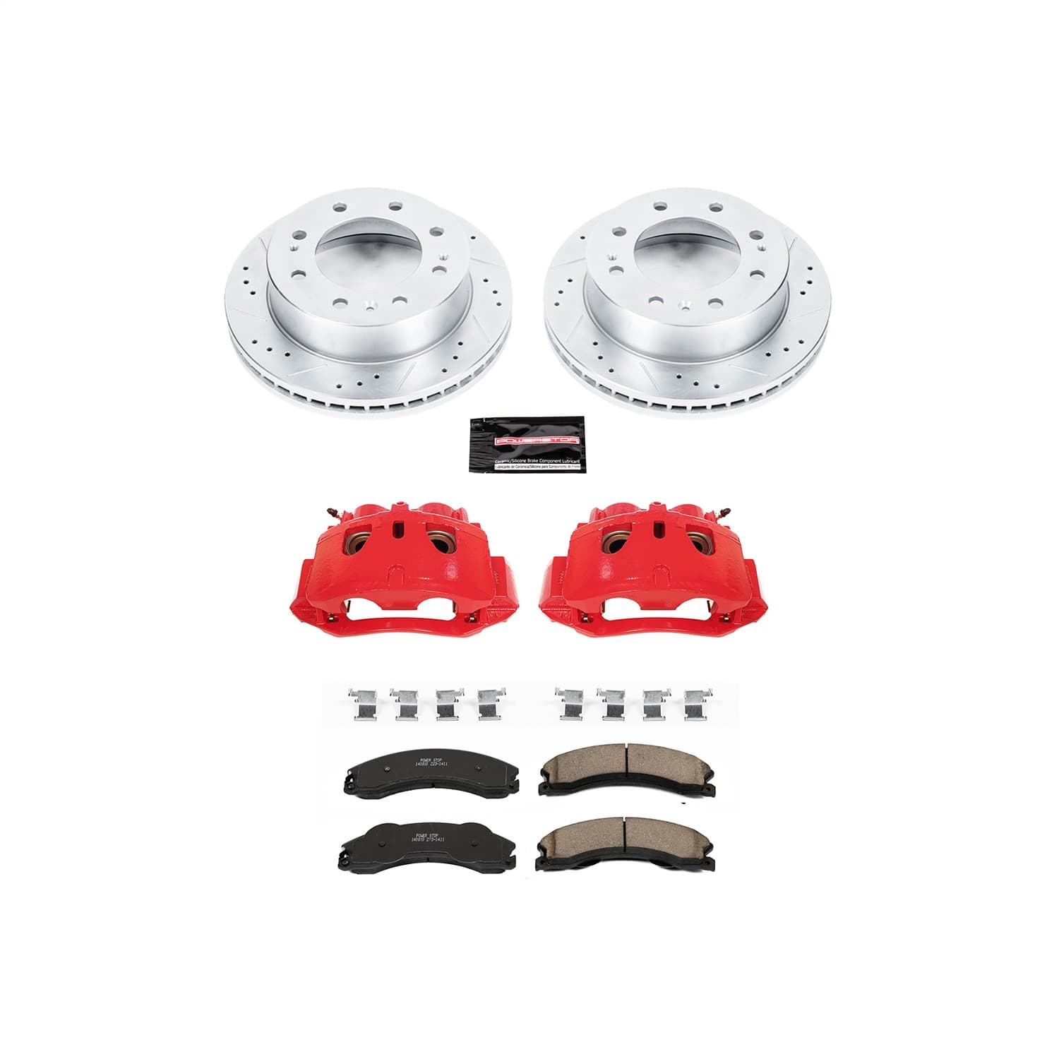Power Stop - KC5559 - Front - Disc Brake Pad/Caliper and Rotor Kit image 1