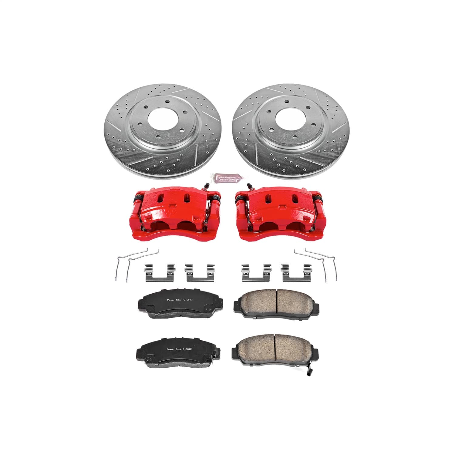 Power Stop - KC5821 - Front - Disc Brake Pad/Caliper and Rotor Kit image 1