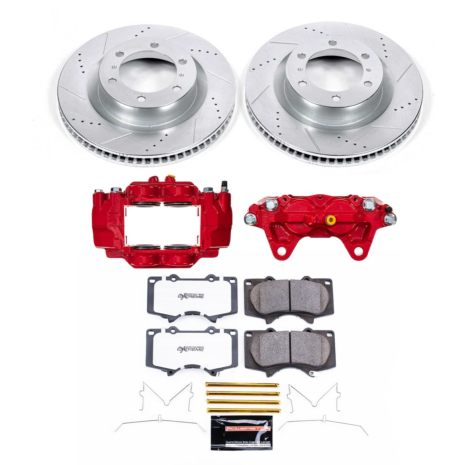 Power Stop - KC5873A-36 - Front - Disc Brake Pad/Caliper and Rotor Kit image 1