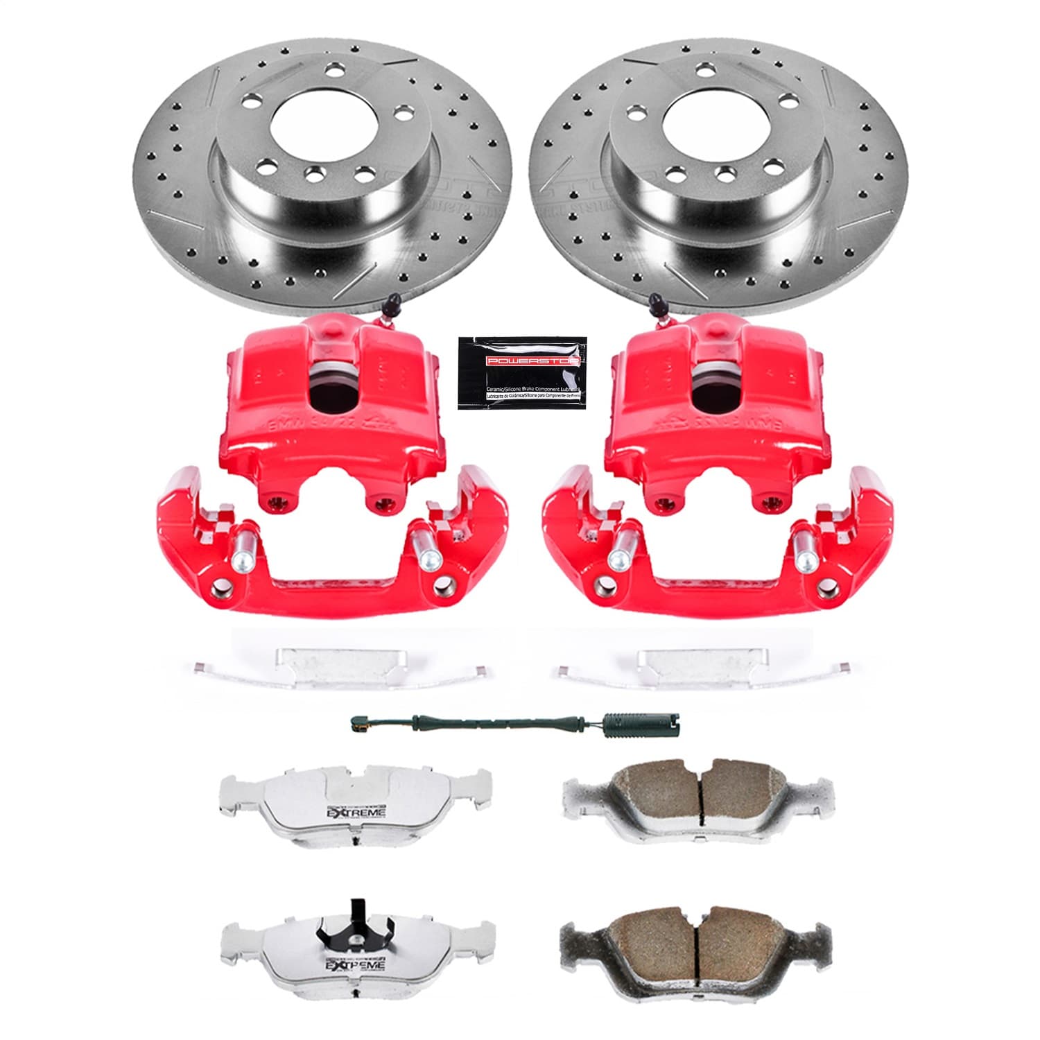 Power Stop - KC590-26 - Front - Disc Brake Pad/Caliper and Rotor Kit image 1
