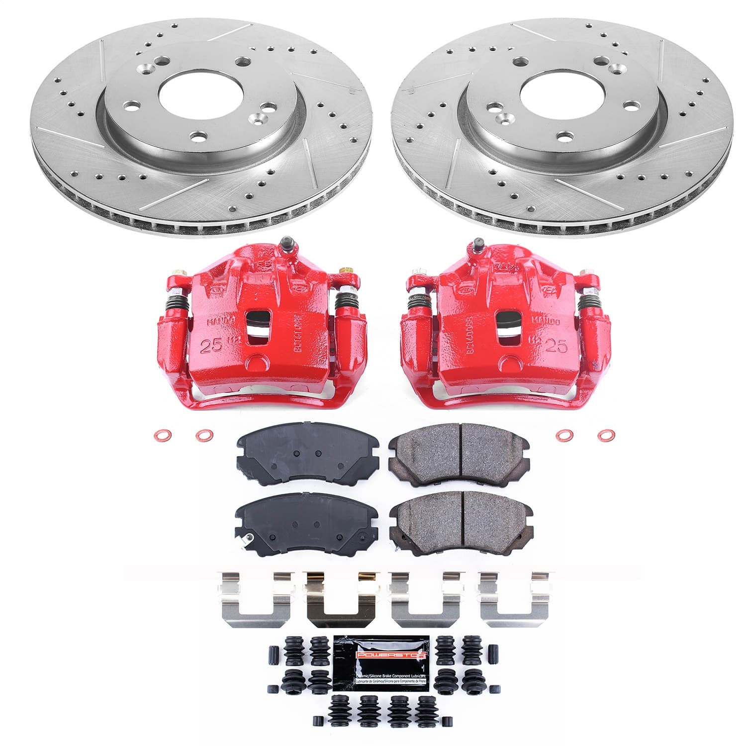 Power Stop - KC5913 - Front - Disc Brake Pad/Caliper and Rotor Kit image 1