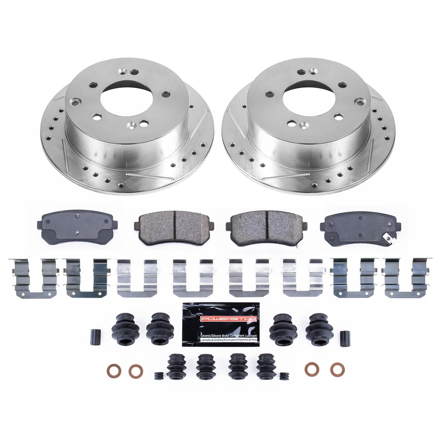 Power Stop - KC5915 - Rear - Disc Brake Pad and Rotor Kit image 1