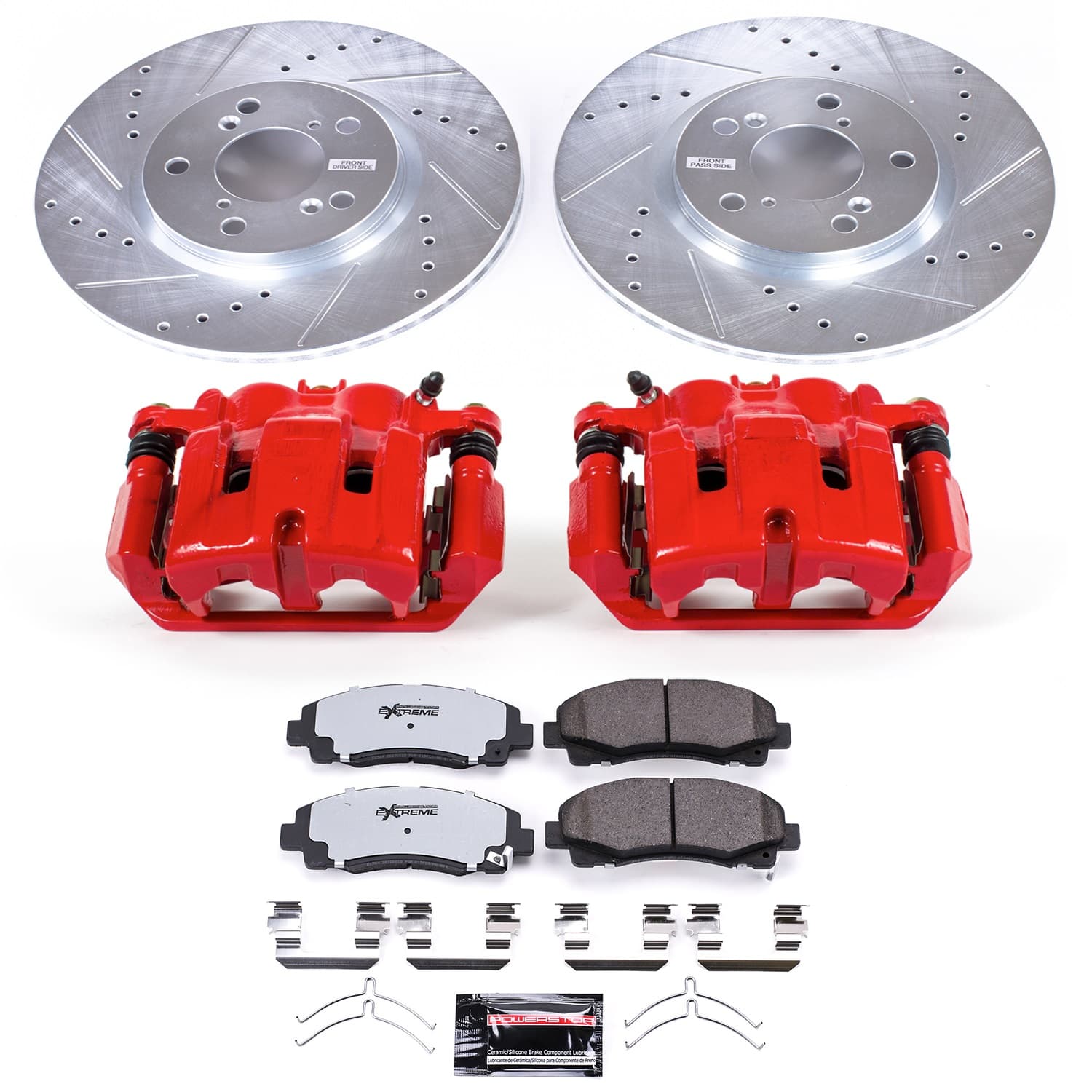 Power Stop - KC5939-36 - Front - Disc Brake Pad/Caliper and Rotor Kit image 1