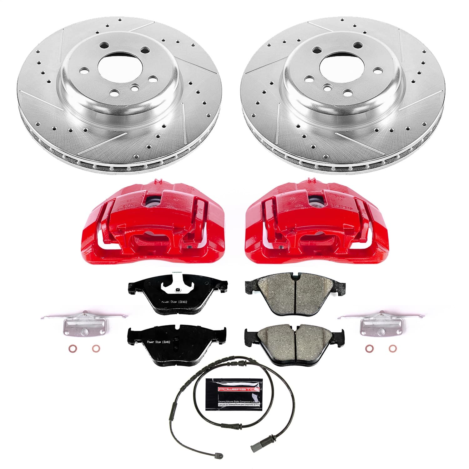 Power Stop - KC6020 - Front - Disc Brake Pad/Caliper and Rotor Kit image 1