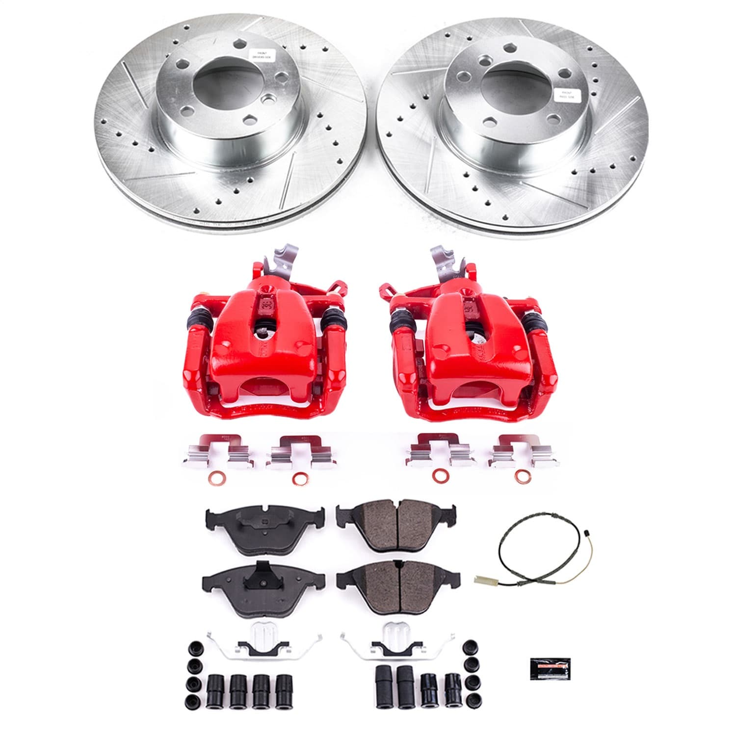 Power Stop - KC6073 - Front - Disc Brake Pad/Caliper and Rotor Kit image 1
