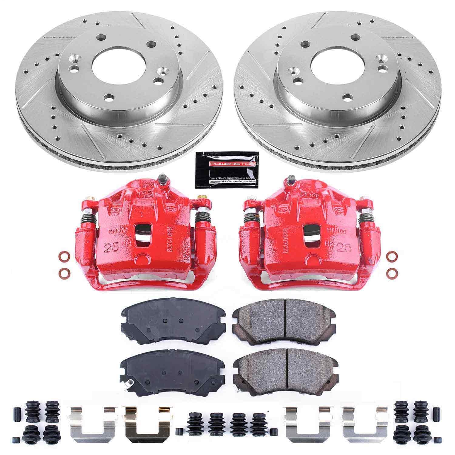 Power Stop - KC6309 - Front - Disc Brake Pad/Caliper and Rotor Kit image 1