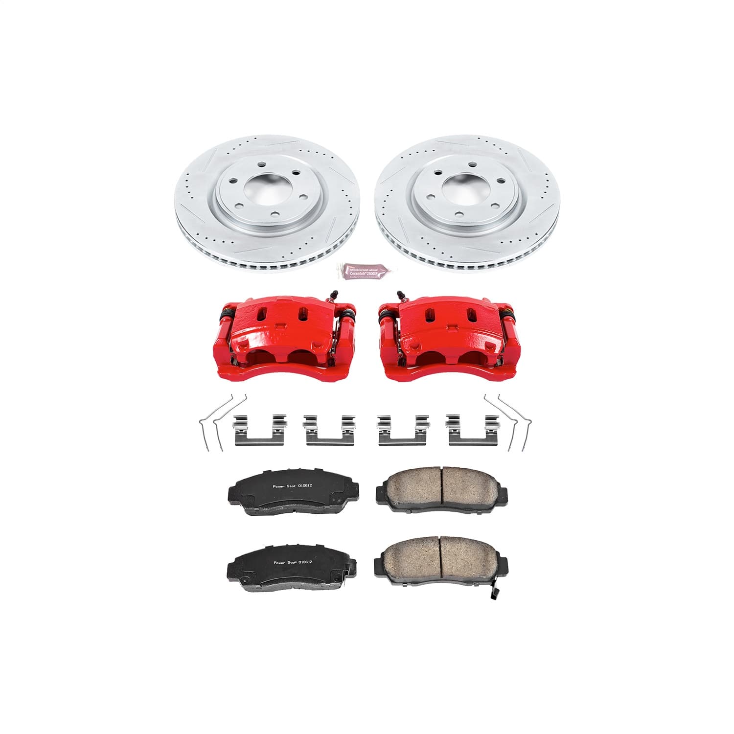 Power Stop - KC6321 - Front - Disc Brake Pad/Caliper and Rotor Kit image 1