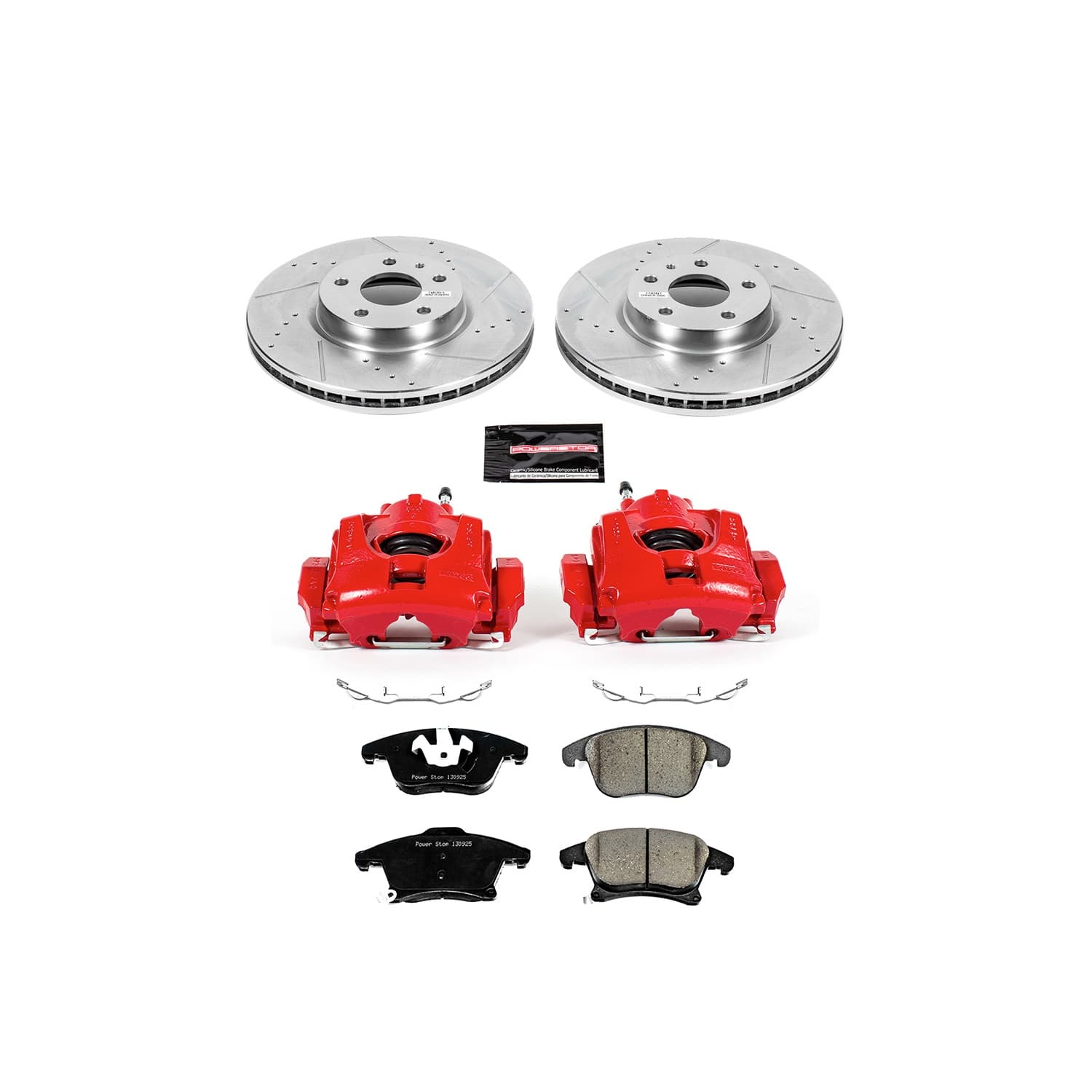 Power Stop - KC6399 - Front - Disc Brake Pad/Caliper and Rotor Kit image 1