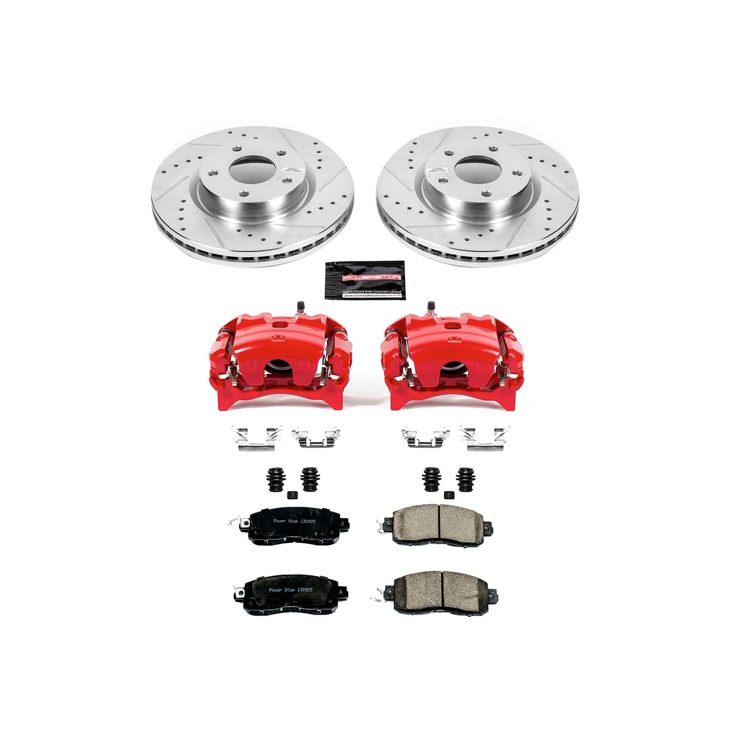 Power Stop - KC6494 - Front - Disc Brake Pad/Caliper and Rotor Kit image 1