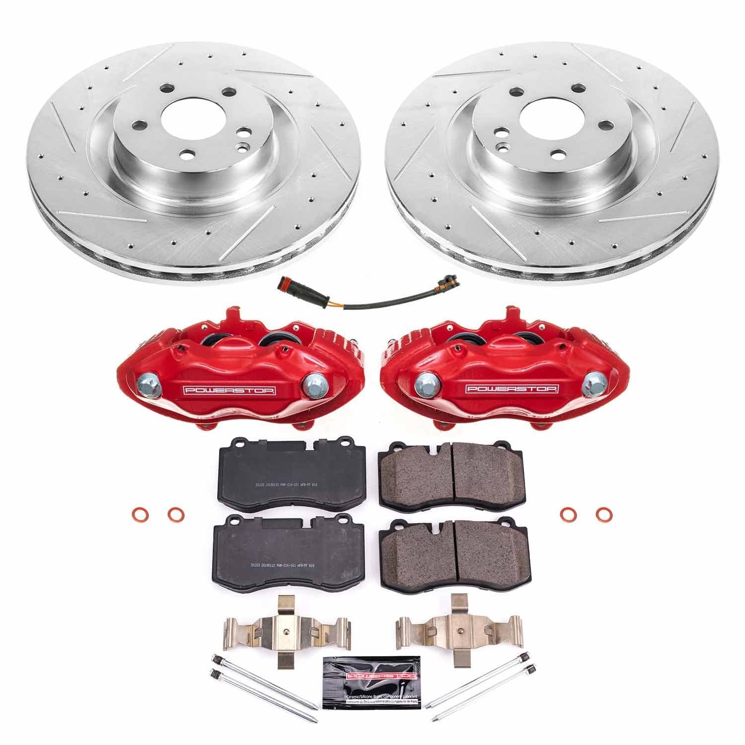 Power Stop - KC6755 - Front - Disc Brake Pad/Caliper and Rotor Kit image 1