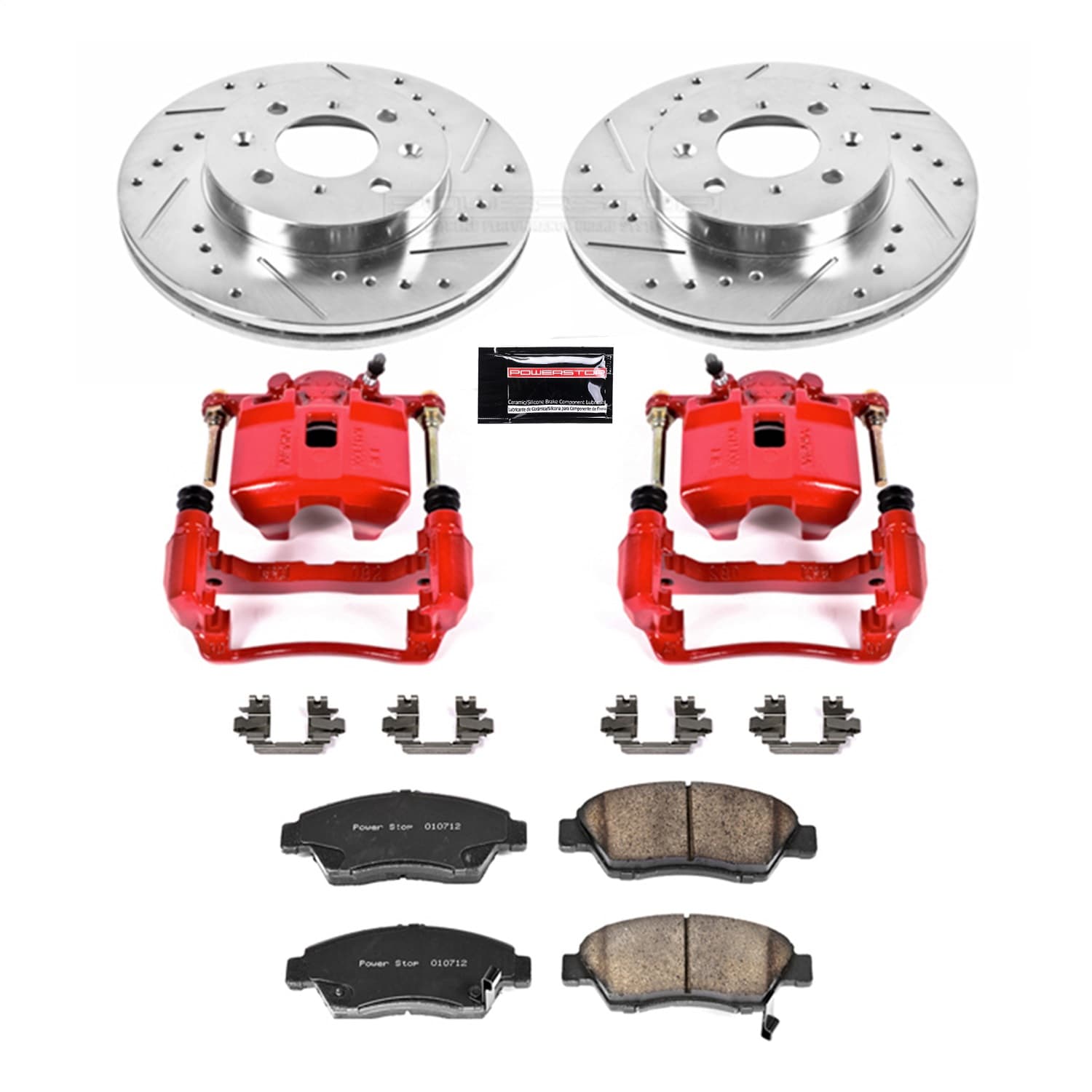 Power Stop - KC694 - Front - Disc Brake Pad/Caliper and Rotor Kit image 1