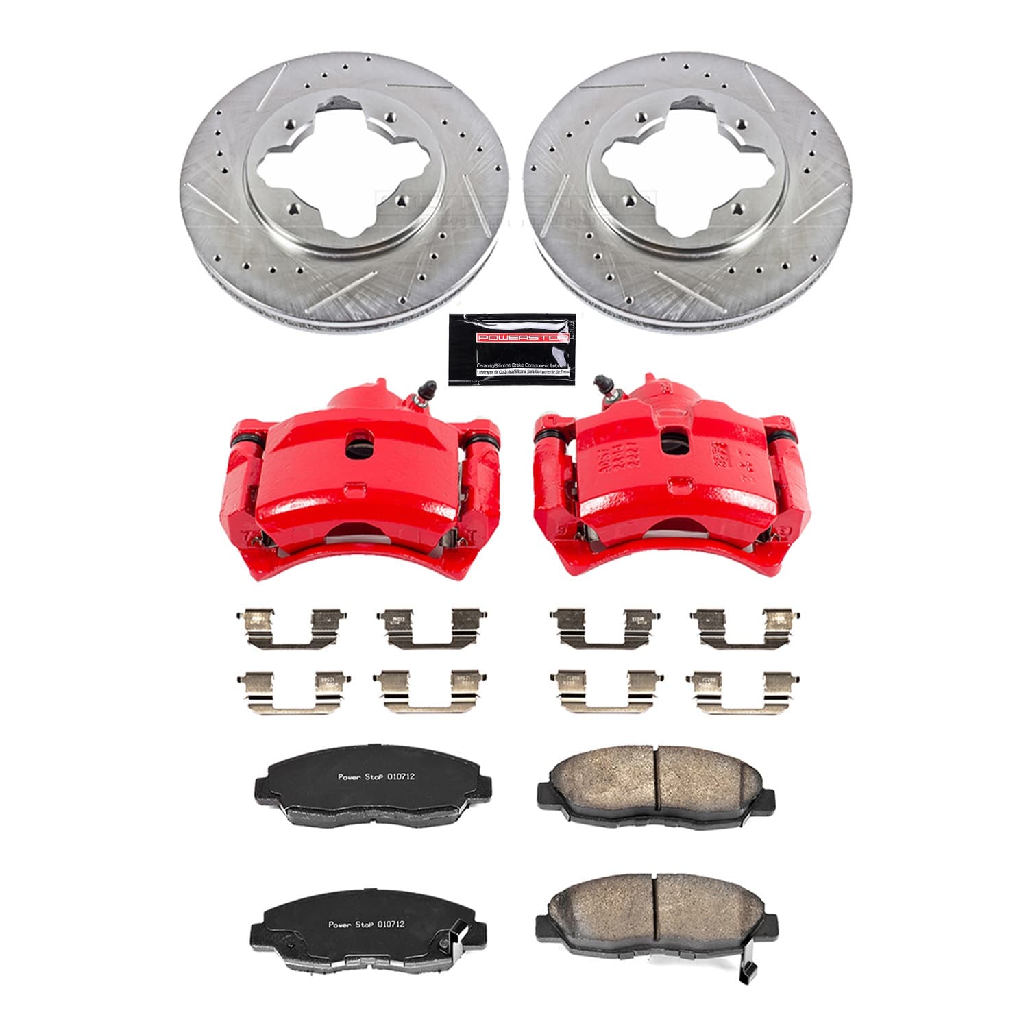 Power Stop - KC697 - Front - Disc Brake Pad/Caliper and Rotor Kit image 1