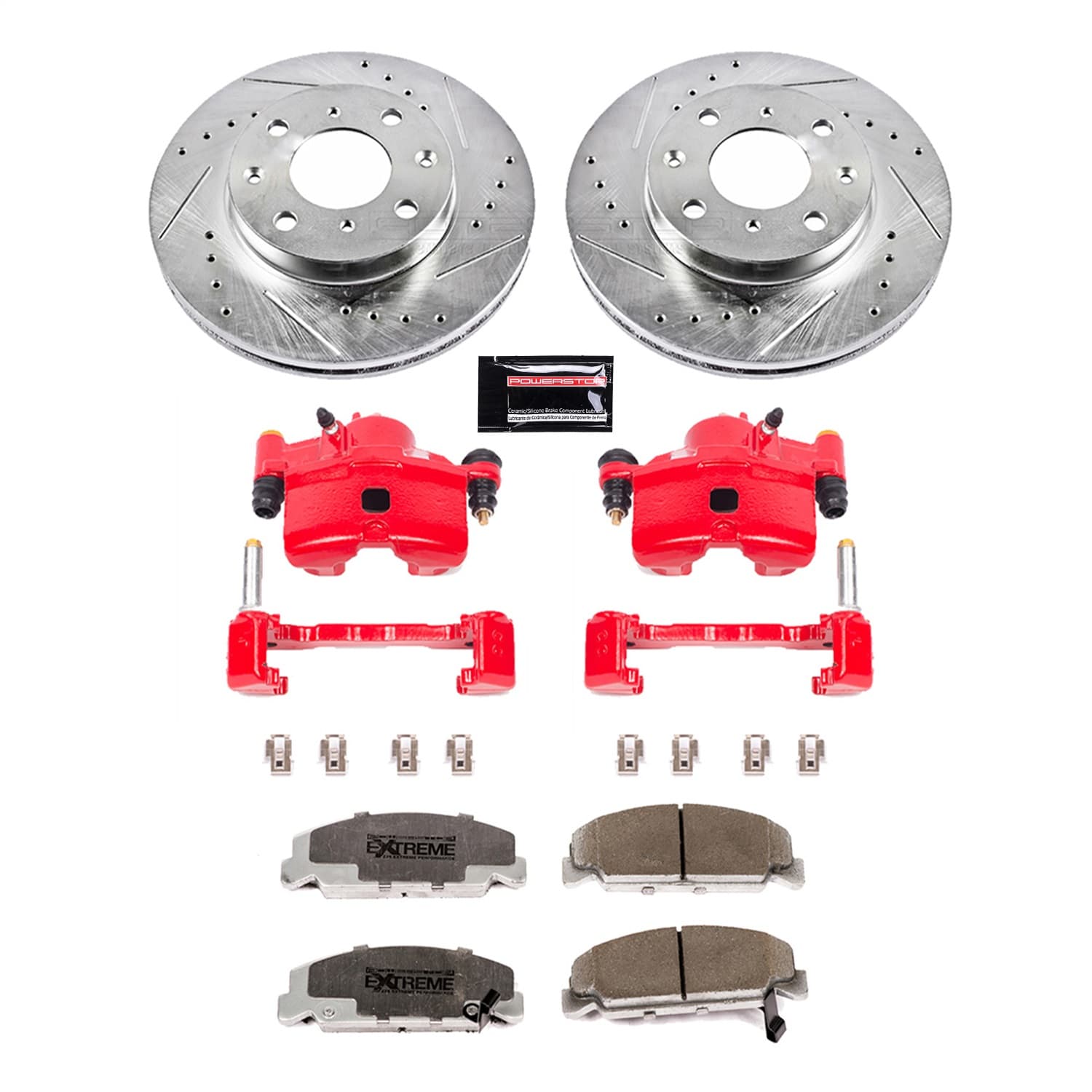 Power Stop - KC699-26 - Front - Disc Brake Pad/Caliper and Rotor Kit image 1