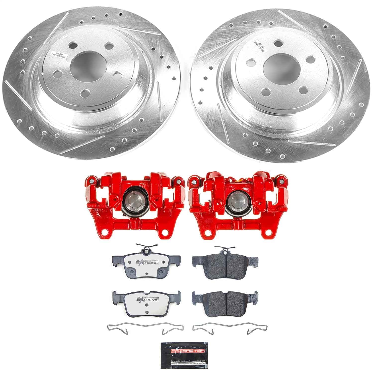Power Stop - KC7417A-36 - Rear - Disc Brake Caliper Set image 1