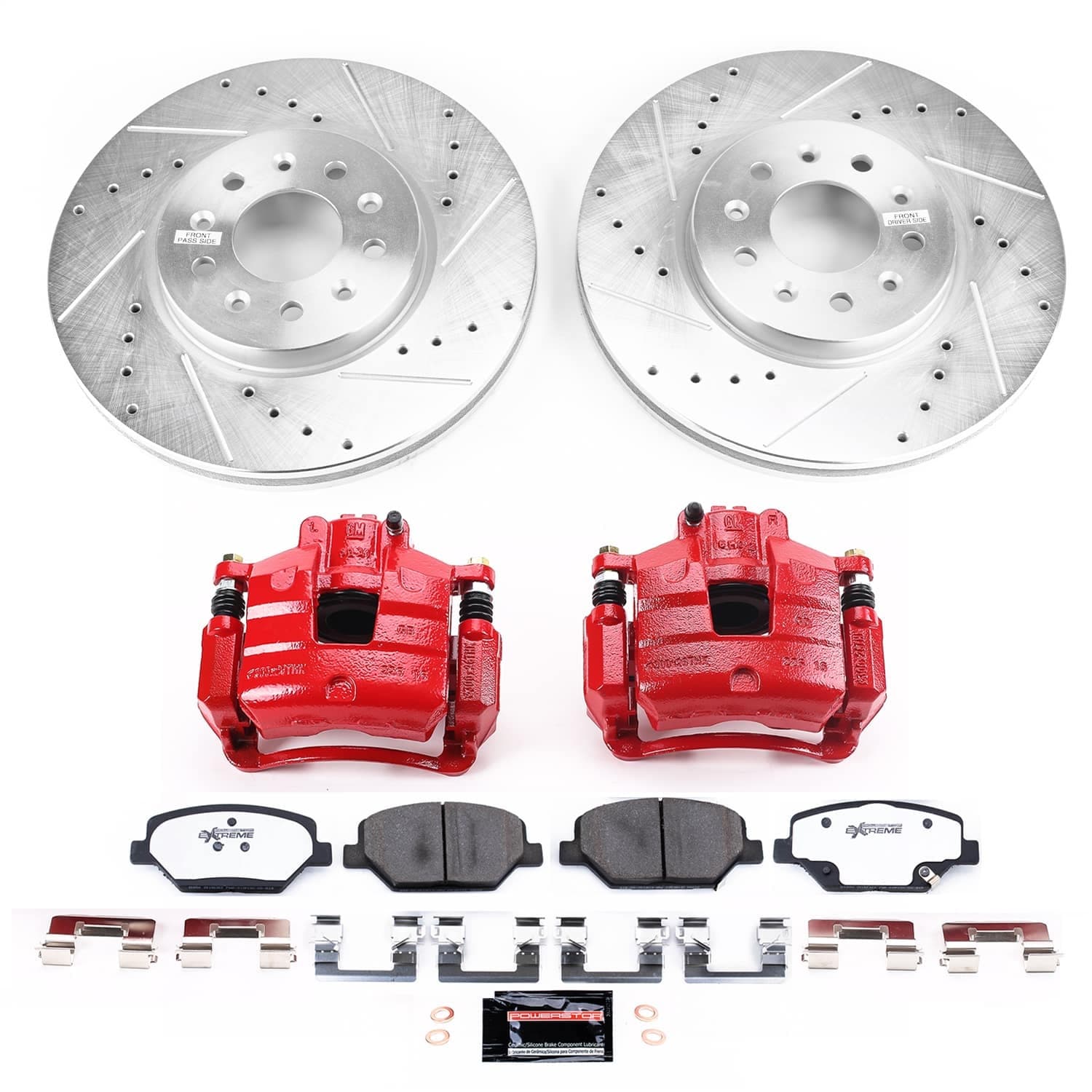Power Stop - KC7661B-26 - Front - Disc Brake Pad and Rotor Kit image 1