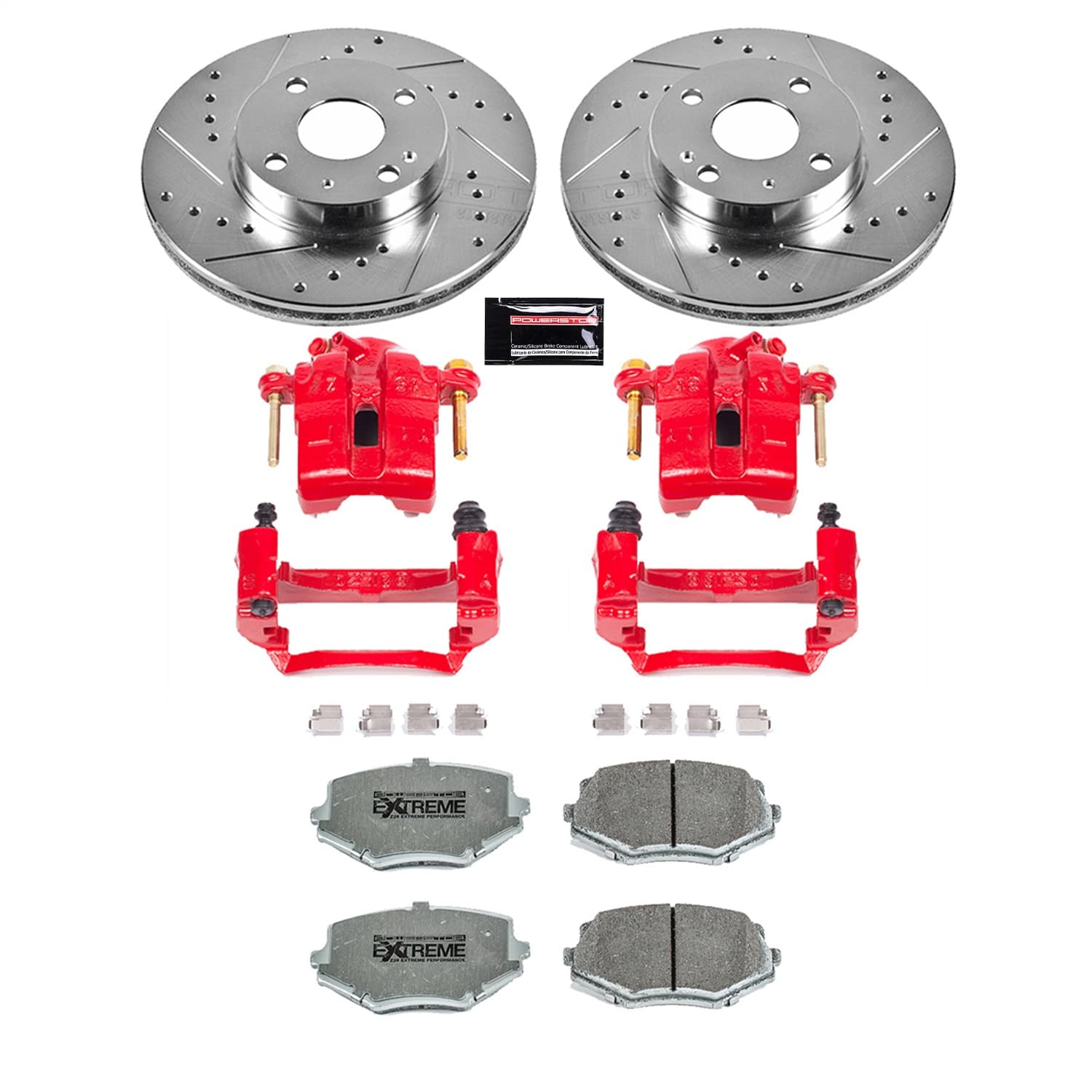 Power Stop - KC793-26 - Front - Disc Brake Pad/Caliper and Rotor Kit image 1