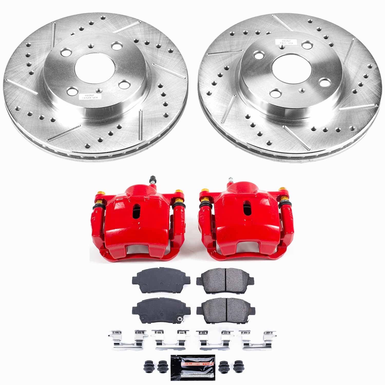 Power Stop - KC821 - Front - Disc Brake Pad/Caliper and Rotor Kit image 1