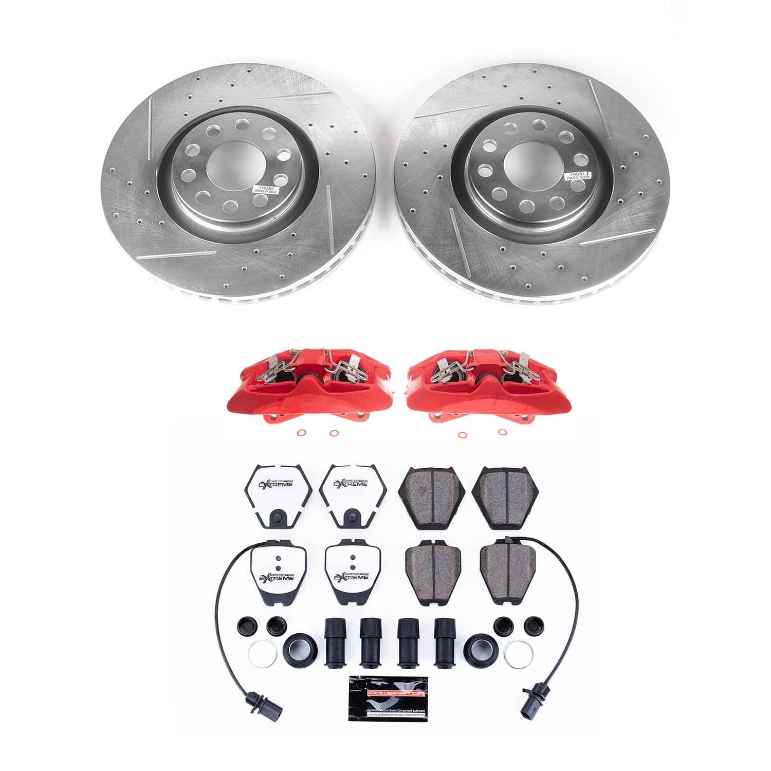 Power Stop - KC886-26 - Front - Disc Brake Pad/Caliper and Rotor Kit image 1