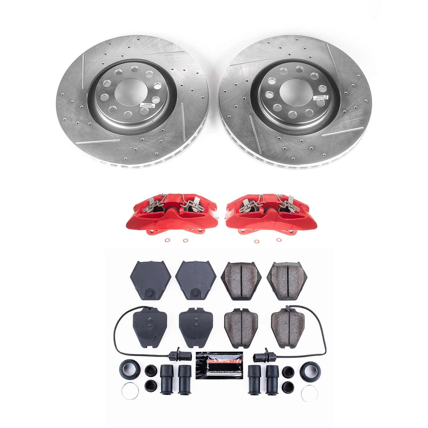 Power Stop - KC886 - Front - Disc Brake Pad/Caliper and Rotor Kit image 1