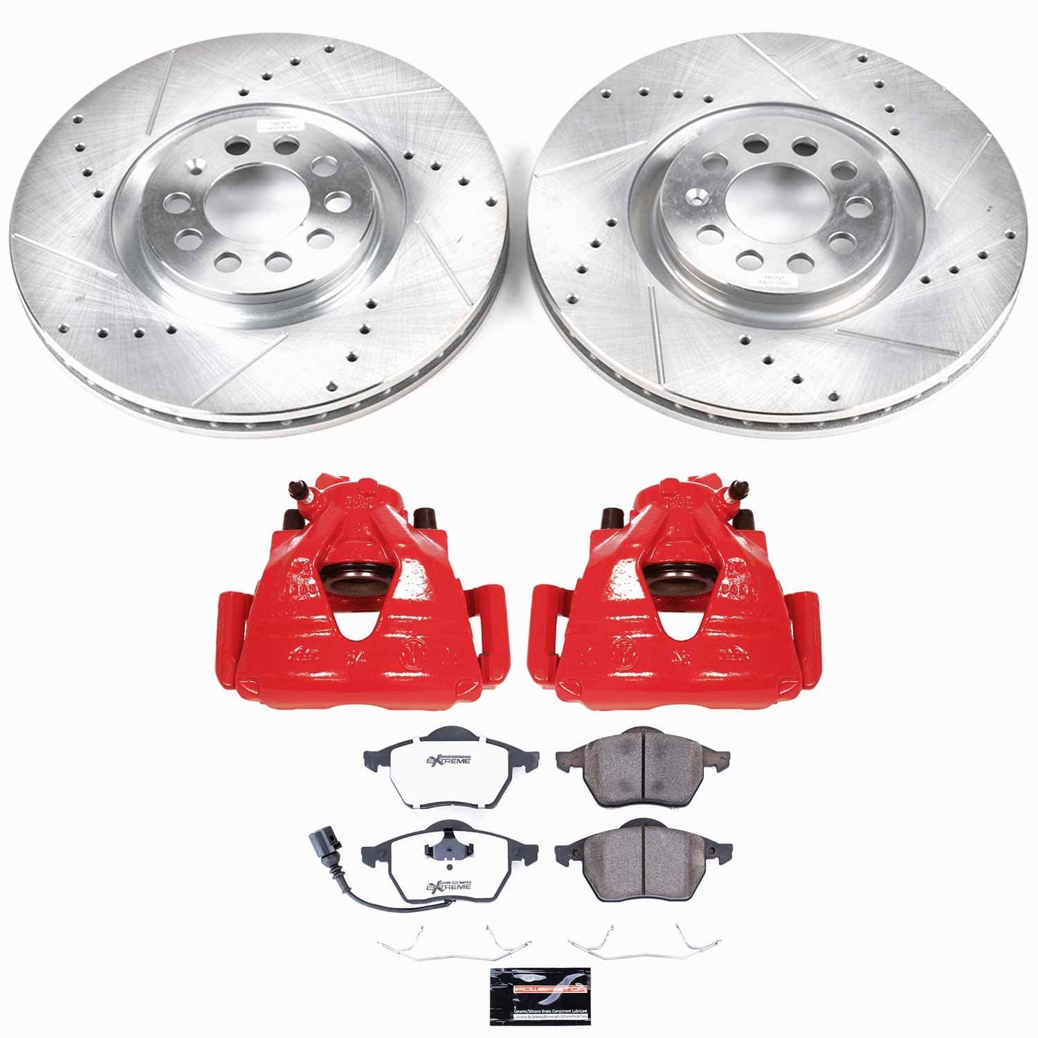 Power Stop - KC914-26 - Front - Disc Brake Pad/Caliper and Rotor Kit image 1