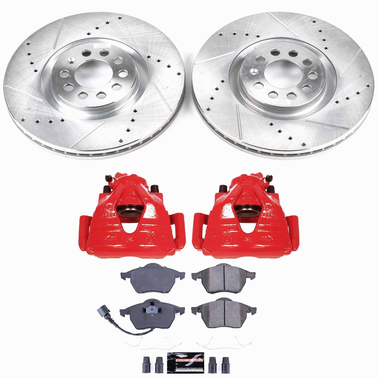 Power Stop - KC914 - Front - Disc Brake Pad/Caliper and Rotor Kit image 1