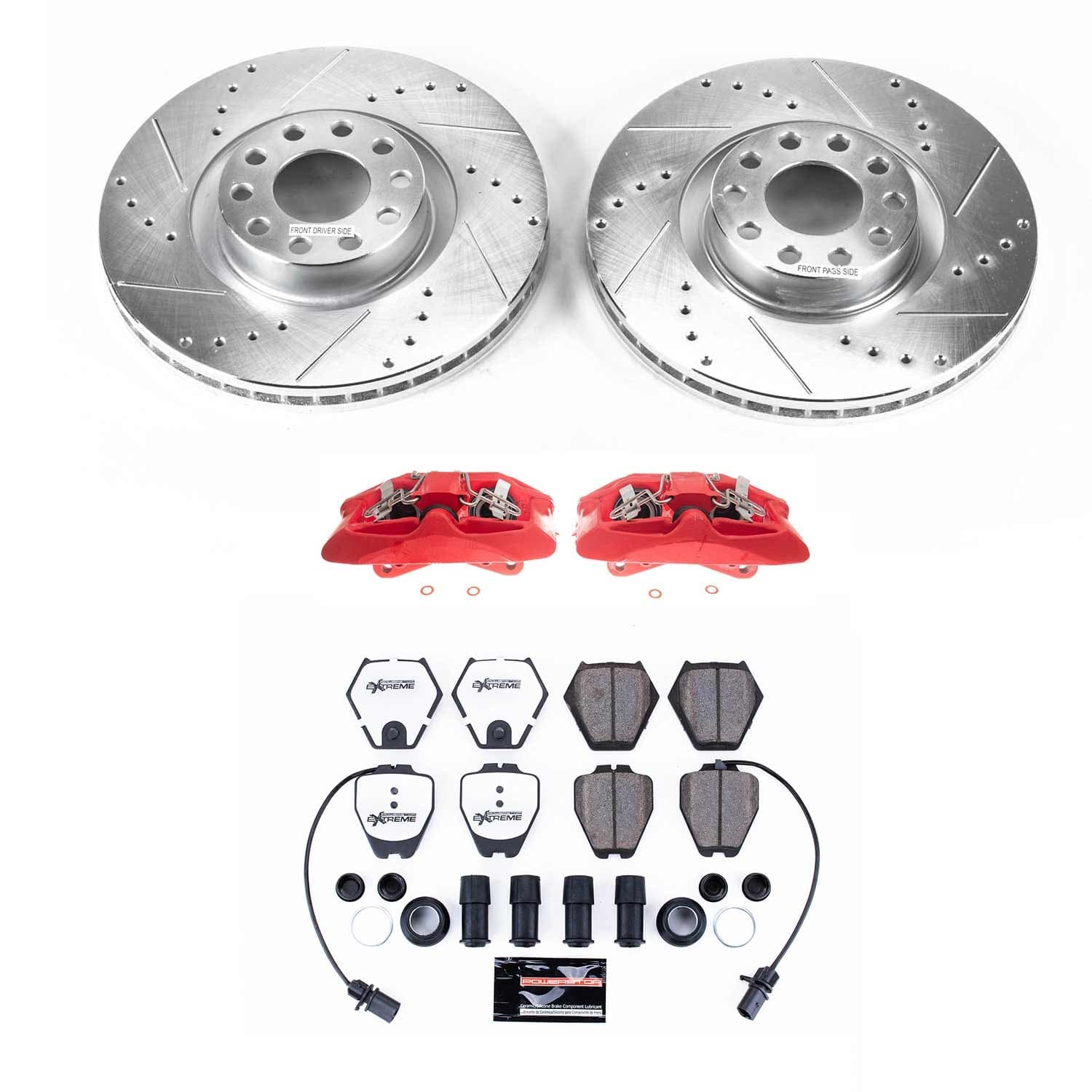 Power Stop - KC948-26 - Front - Disc Brake Pad/Caliper and Rotor Kit image 1