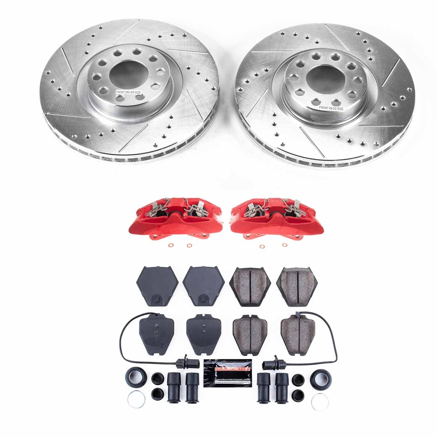 Power Stop - KC948 - Front - Disc Brake Pad/Caliper and Rotor Kit image 1