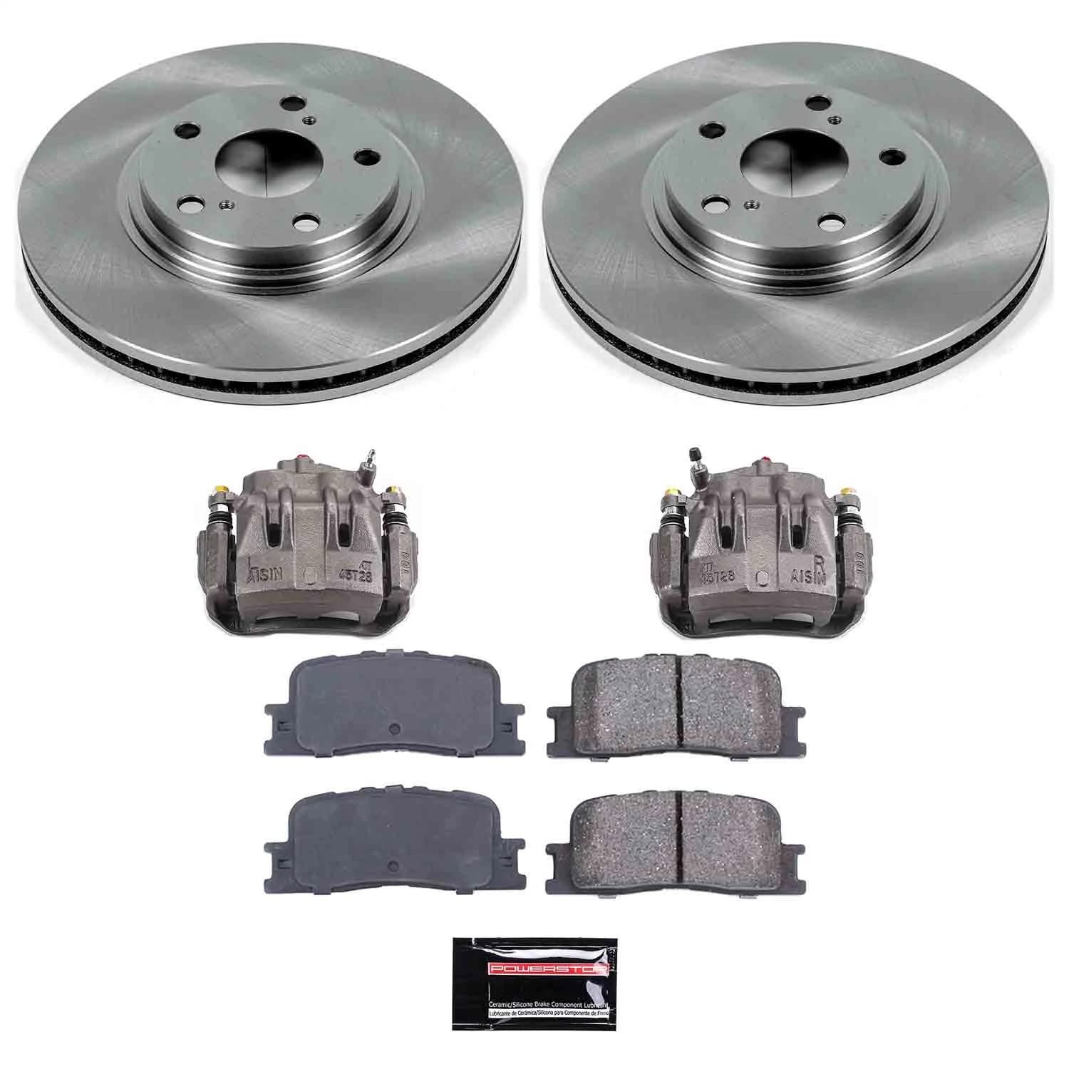 Power Stop - KCOE1141 - Front - Disc Brake Pad/Caliper and Rotor Kit image 1