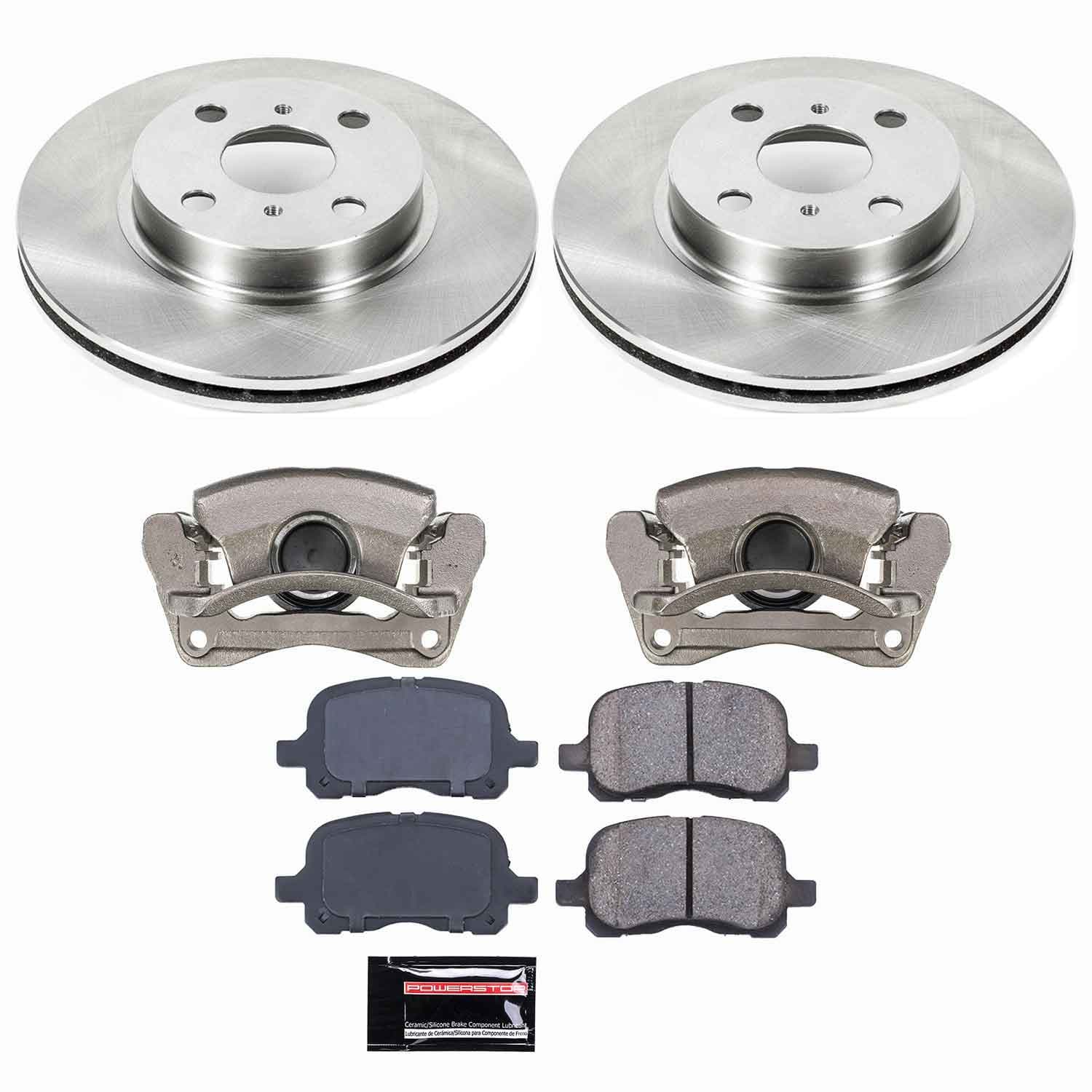 Power Stop - KCOE1152 - Front - Disc Brake Pad/Caliper and Rotor Kit image 1