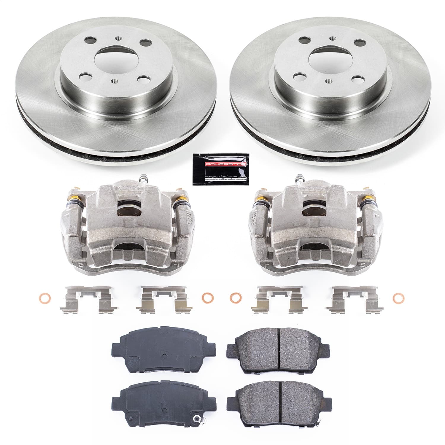 Power Stop - KCOE1153 - Front - Disc Brake Pad/Caliper and Rotor Kit image 1