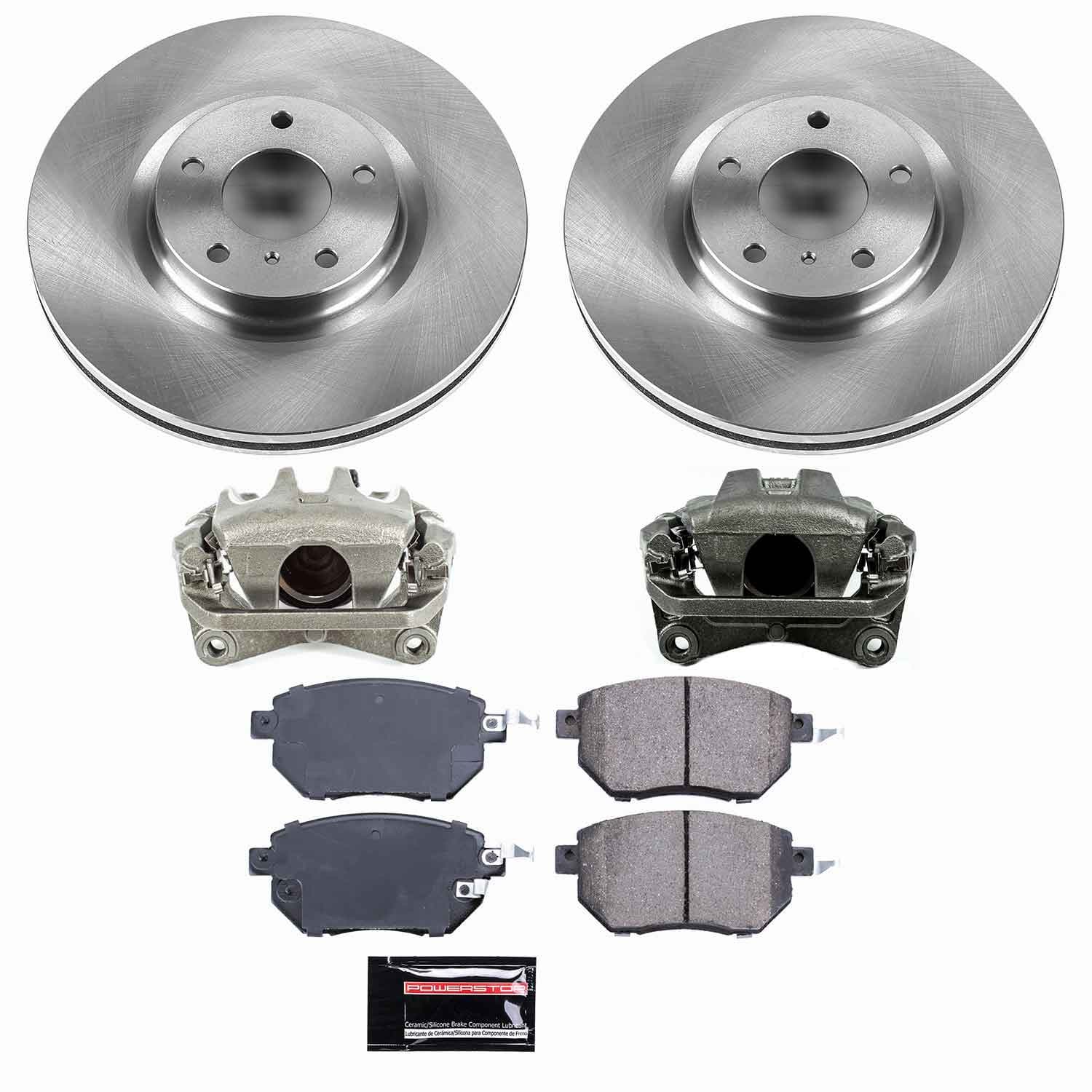 Power Stop - KCOE116A - Front - Disc Brake Pad/Caliper and Rotor Kit image 1