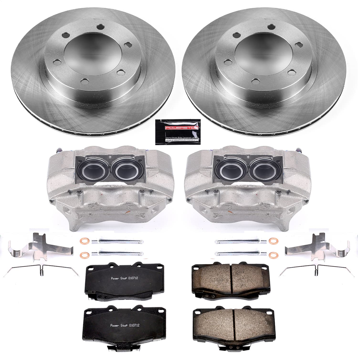 Power Stop - KCOE1236 - Front - Disc Brake Pad/Caliper and Rotor Kit image 1